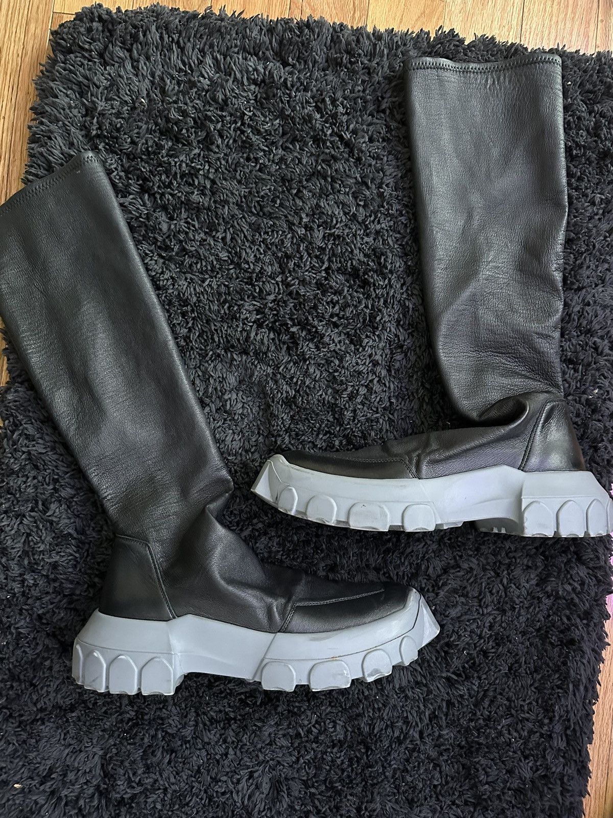 Rick Owens Rick owens mainline Ss18 dirt Hiking sock boot Size US 9 / EU 42 - 2 Thumbnail