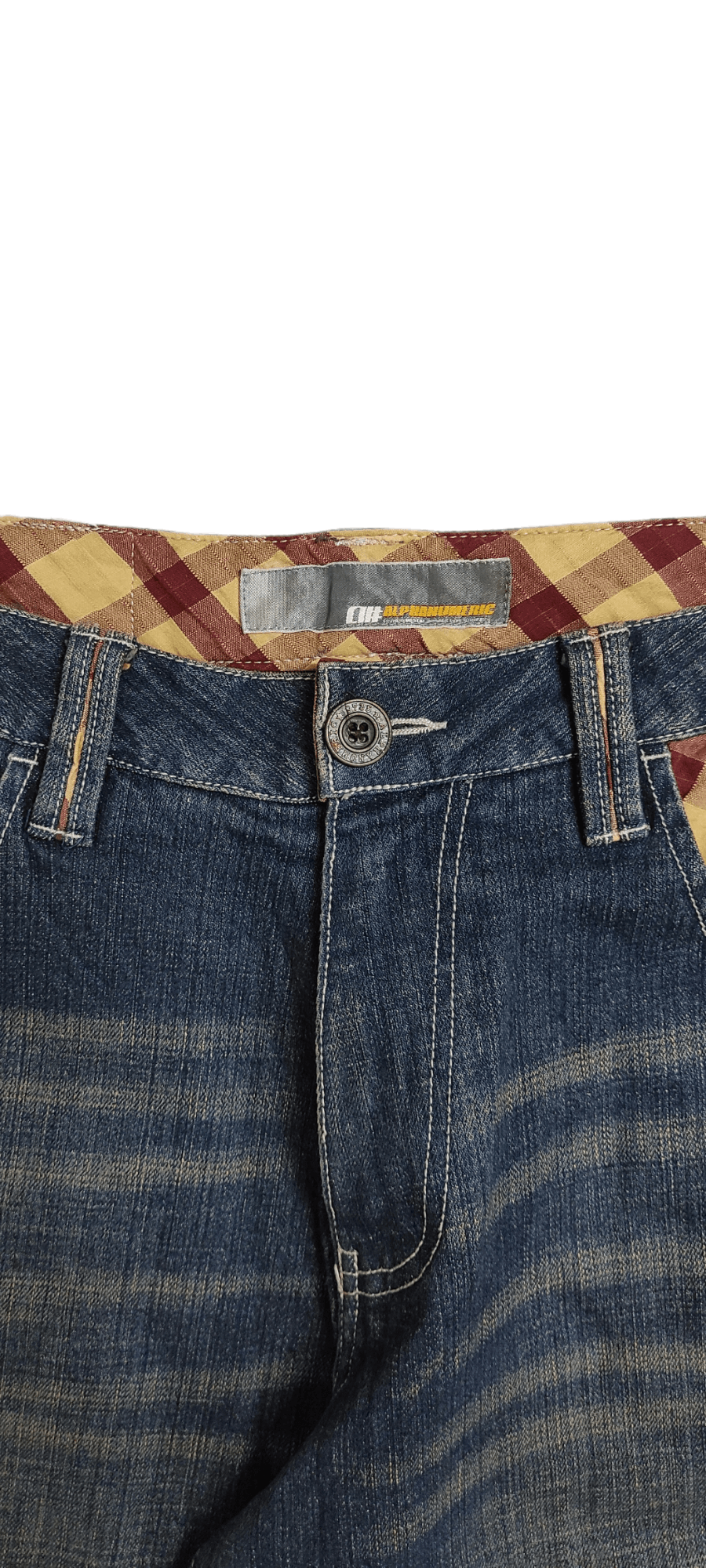 Alphanumeric Vintage ALPHANUMERIC Denim skate punk trousers Size US 33 - 4 Thumbnail
