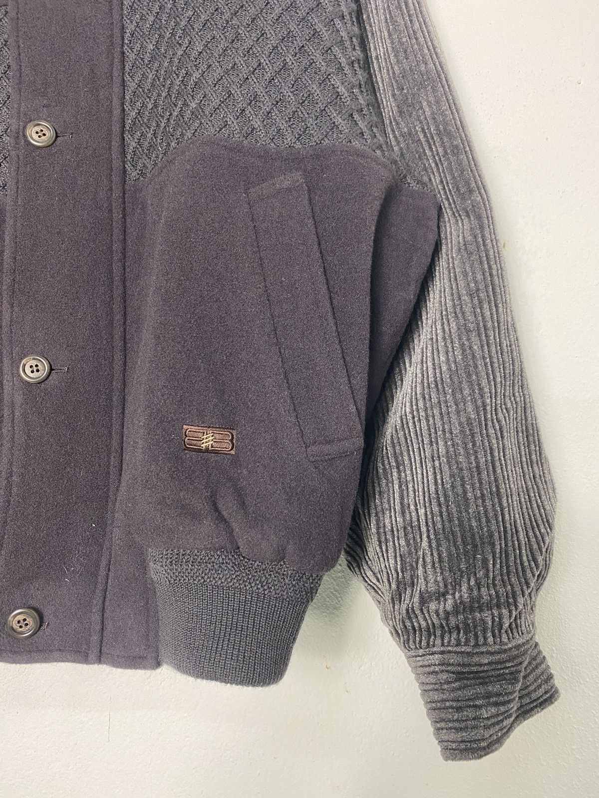 Balenciaga 💥Last Drop💥Balenciaga Bomber Corduroy Wool & Knit Jacket Size US M / EU 48-50 / 2 - 3 Thumbnail