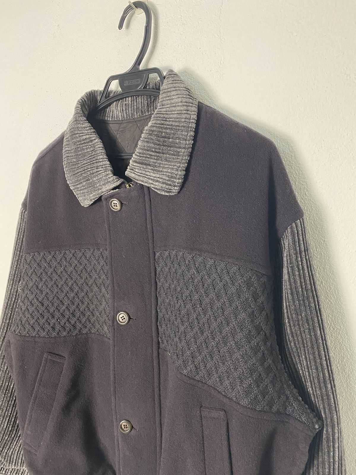 Balenciaga 💥Last Drop💥Balenciaga Bomber Corduroy Wool & Knit Jacket Size US M / EU 48-50 / 2 - 4 Thumbnail