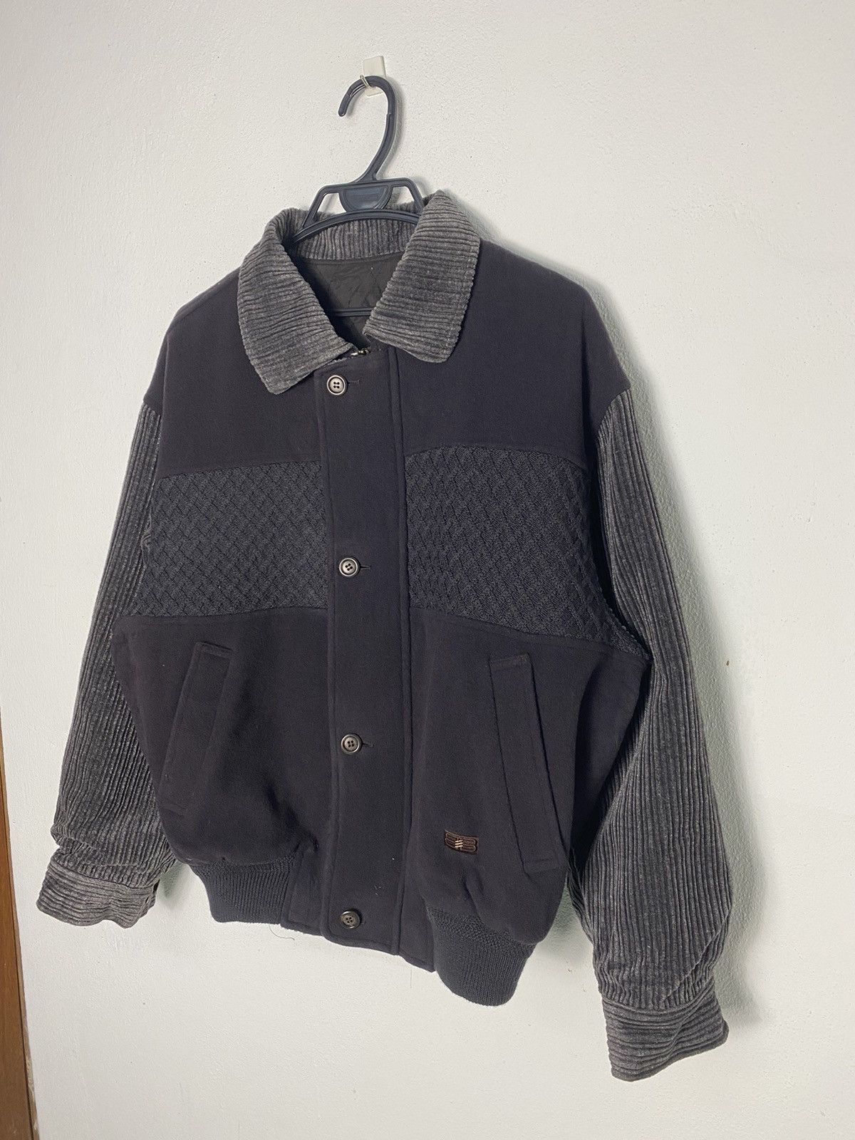 Balenciaga 💥Last Drop💥Balenciaga Bomber Corduroy Wool & Knit Jacket Size US M / EU 48-50 / 2 - 2 Thumbnail