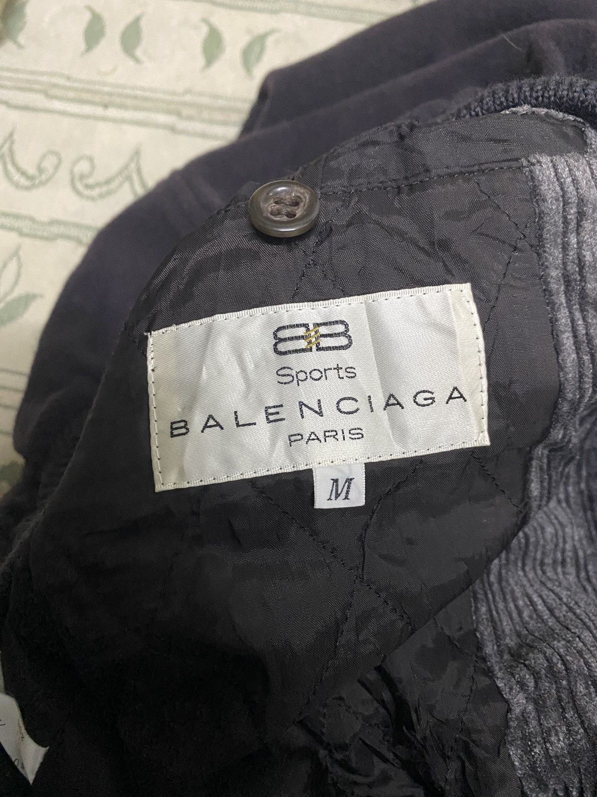 Balenciaga 💥Last Drop💥Balenciaga Bomber Corduroy Wool & Knit Jacket Size US M / EU 48-50 / 2 - 6 Thumbnail