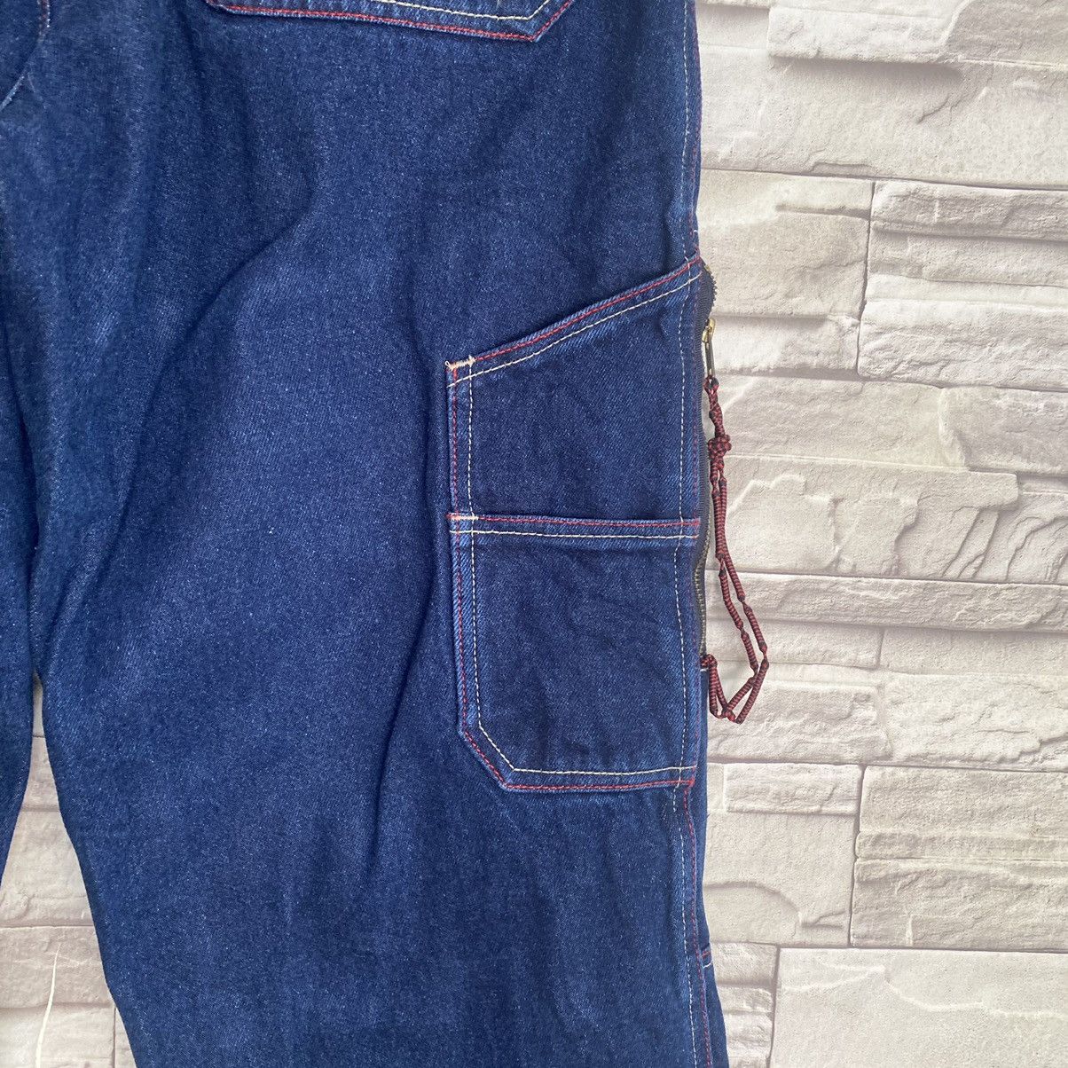 Ecko Unltd. Ecko Funtion Denim Carpenter Baggy Pants Size US 30 / EU 46 - 13 Thumbnail