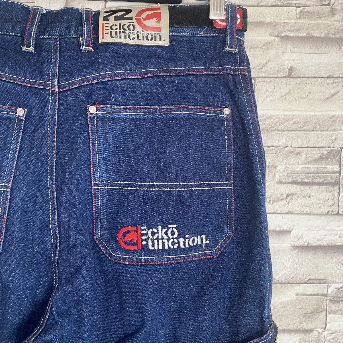 Ecko Unltd. Ecko Funtion Denim Carpenter Baggy Pants Size US 30 / EU 46 - 11 Thumbnail
