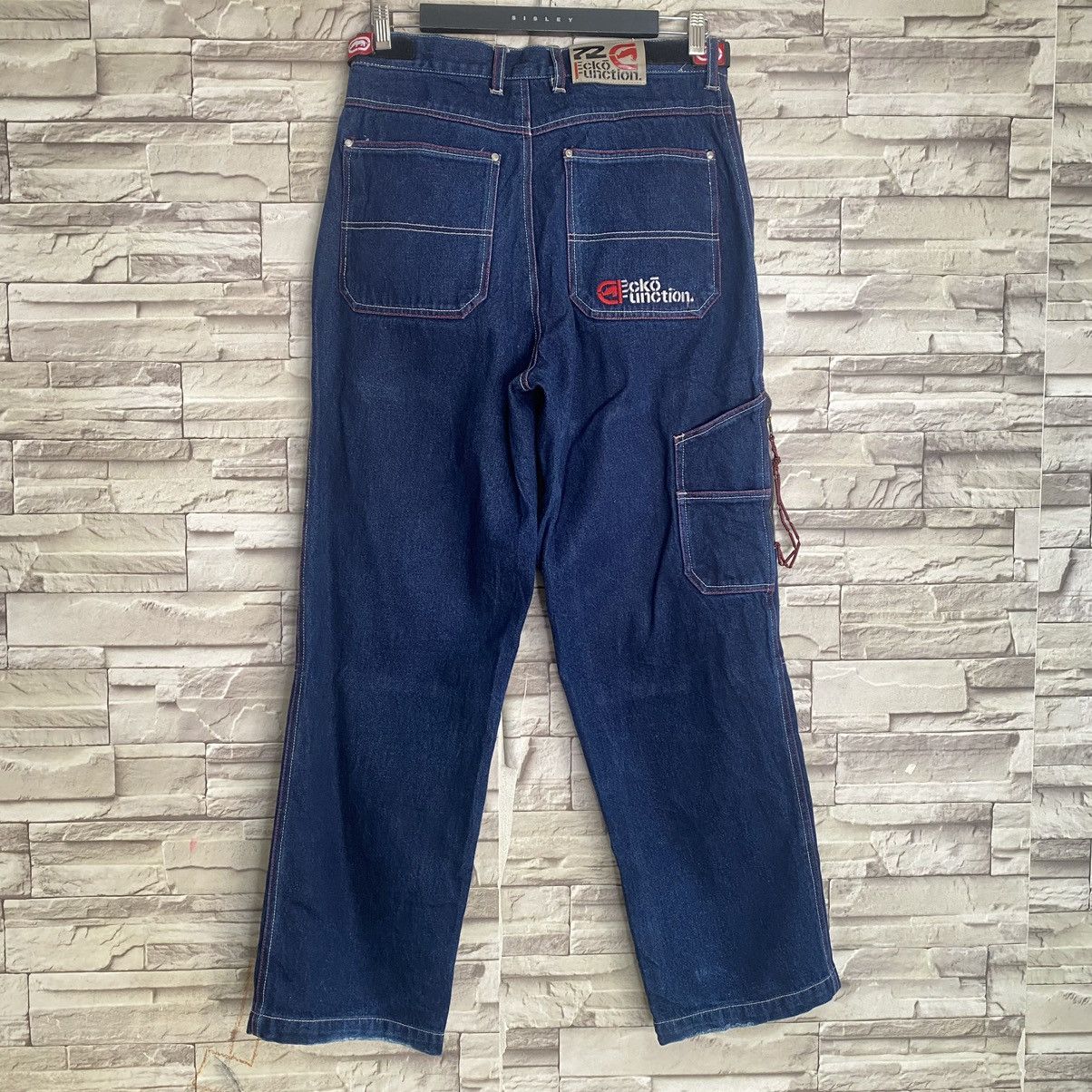 Ecko Unltd. Ecko Funtion Denim Carpenter Baggy Pants Size US 30 / EU 46 - 9 Thumbnail