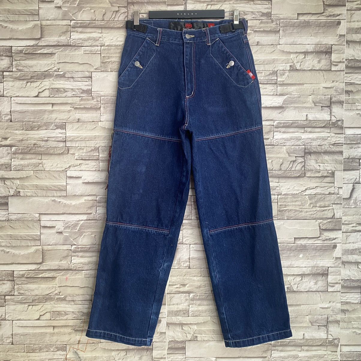 Ecko Unltd. Ecko Funtion Denim Carpenter Baggy Pants Size US 30 / EU 46 - 3 Thumbnail