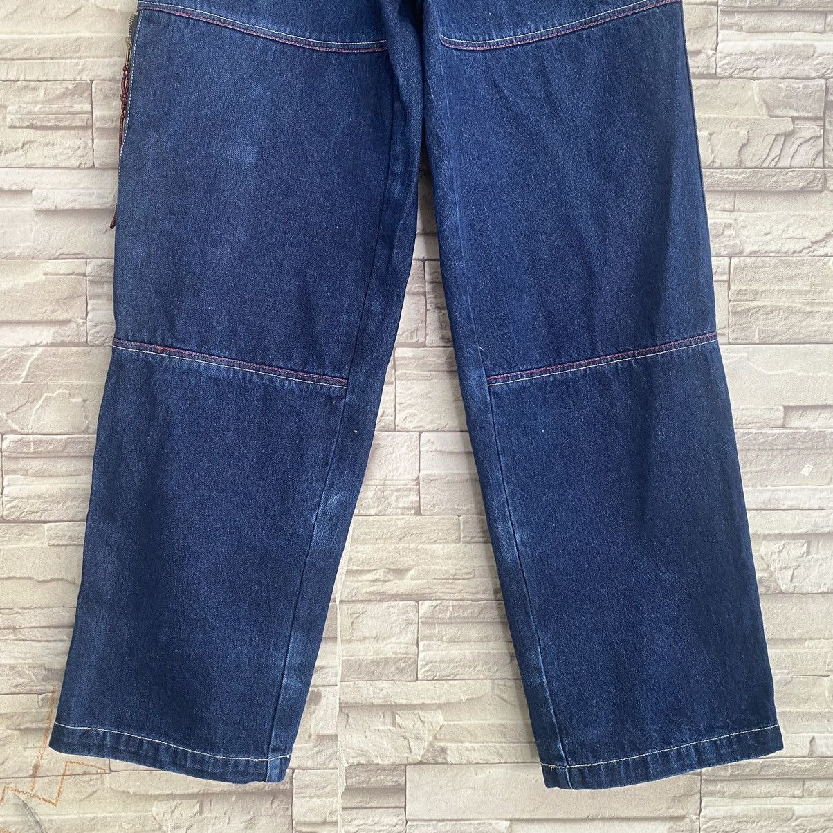 Ecko Unltd. Ecko Funtion Denim Carpenter Baggy Pants Size US 30 / EU 46 - 7 Thumbnail