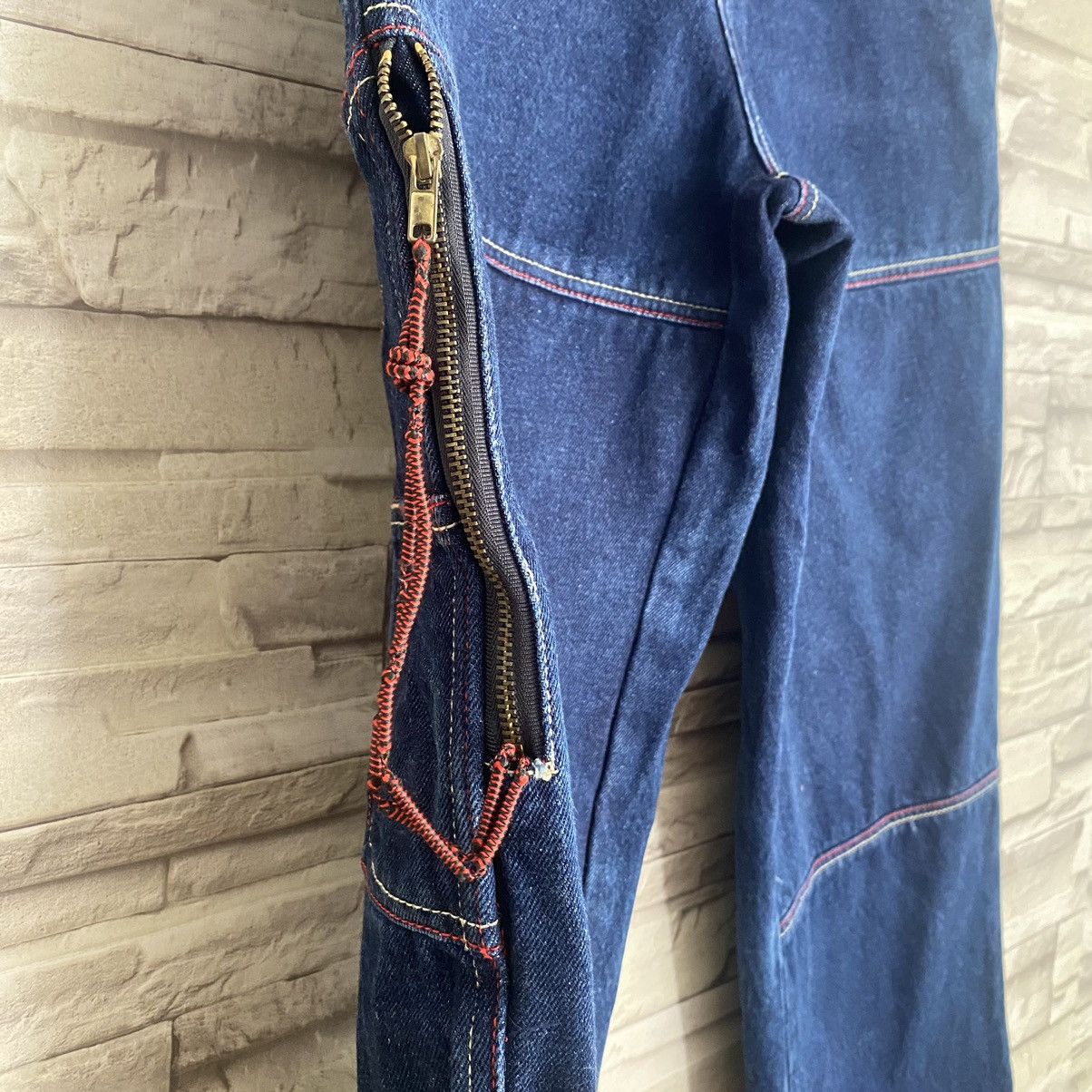 Ecko Unltd. Ecko Funtion Denim Carpenter Baggy Pants Size US 30 / EU 46 - 8 Thumbnail