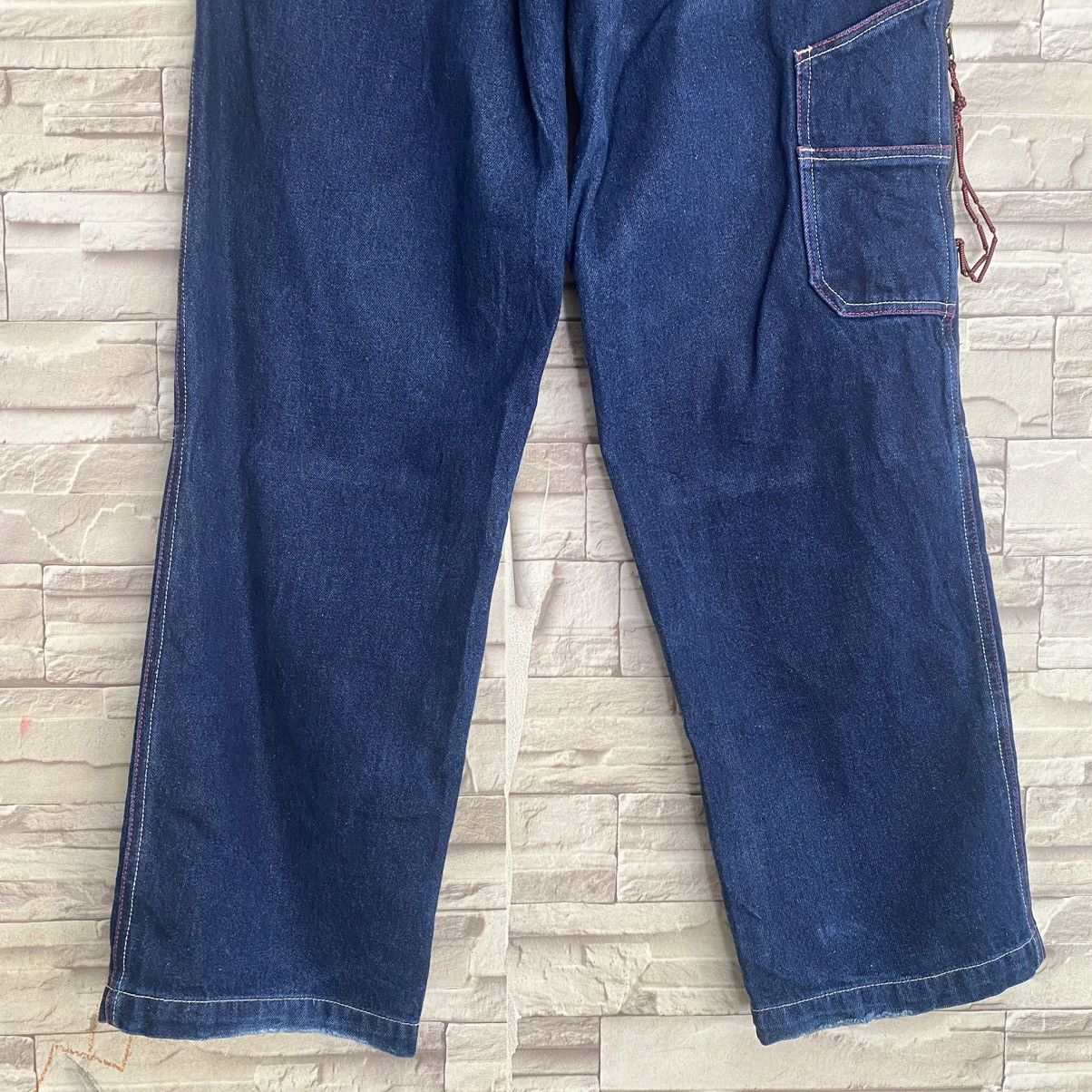 Ecko Unltd. Ecko Funtion Denim Carpenter Baggy Pants Size US 30 / EU 46 - 14 Thumbnail