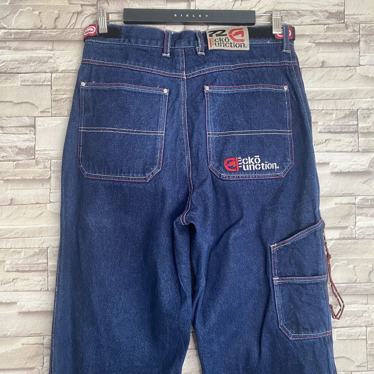 Ecko Unltd. Ecko Funtion Denim Carpenter Baggy Pants Size US 30 / EU 46 - 10 Thumbnail