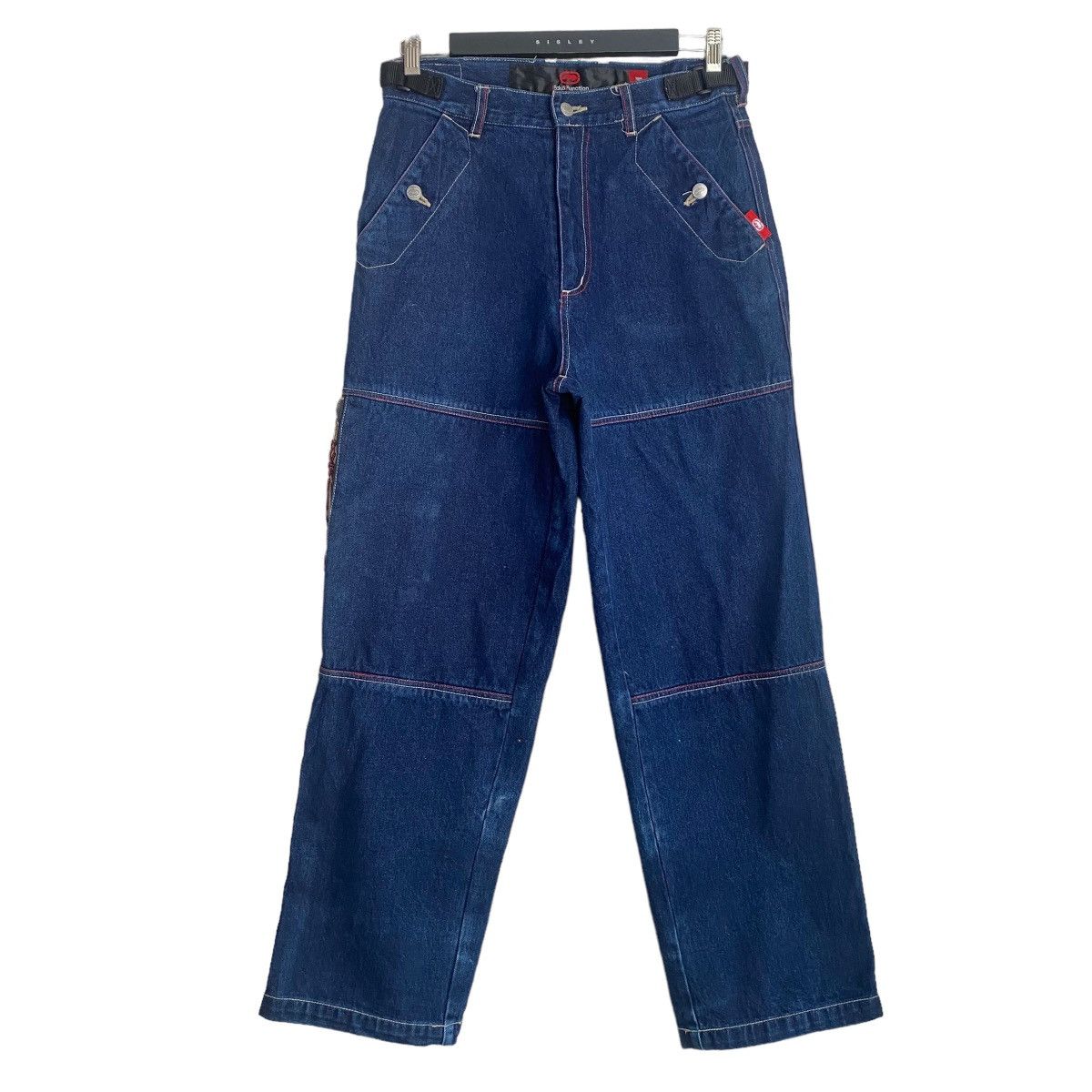 Ecko Unltd. Ecko Funtion Denim Carpenter Baggy Pants Size US 30 / EU 46 - 2 Thumbnail
