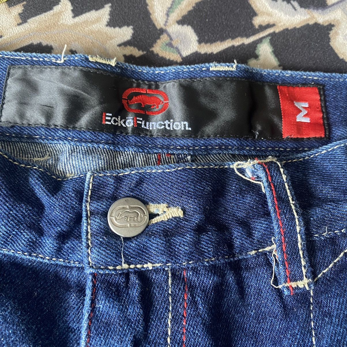 Ecko Unltd. Ecko Funtion Denim Carpenter Baggy Pants Size US 30 / EU 46 - 15 Thumbnail