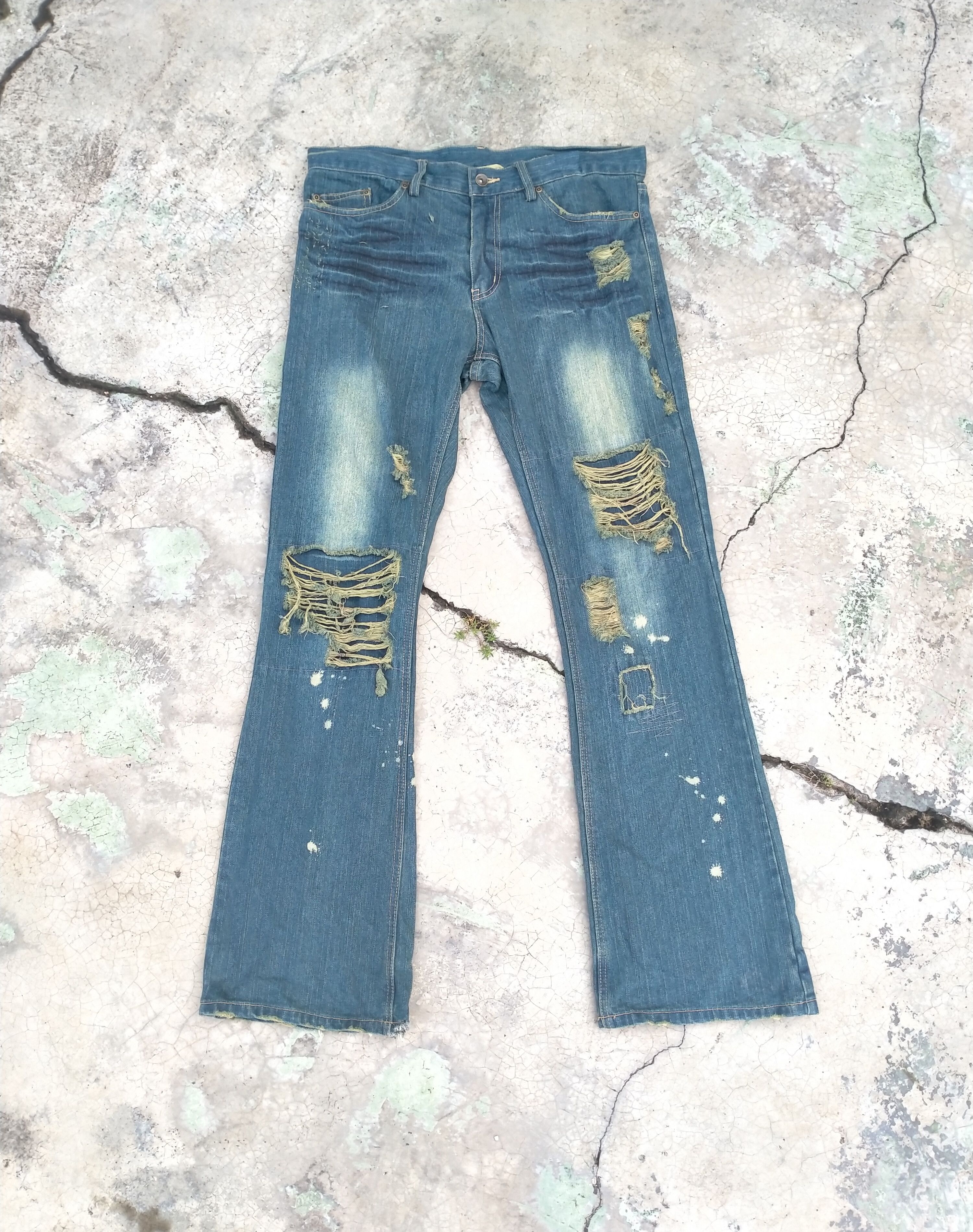 Vintage Japanese Distressed Denim