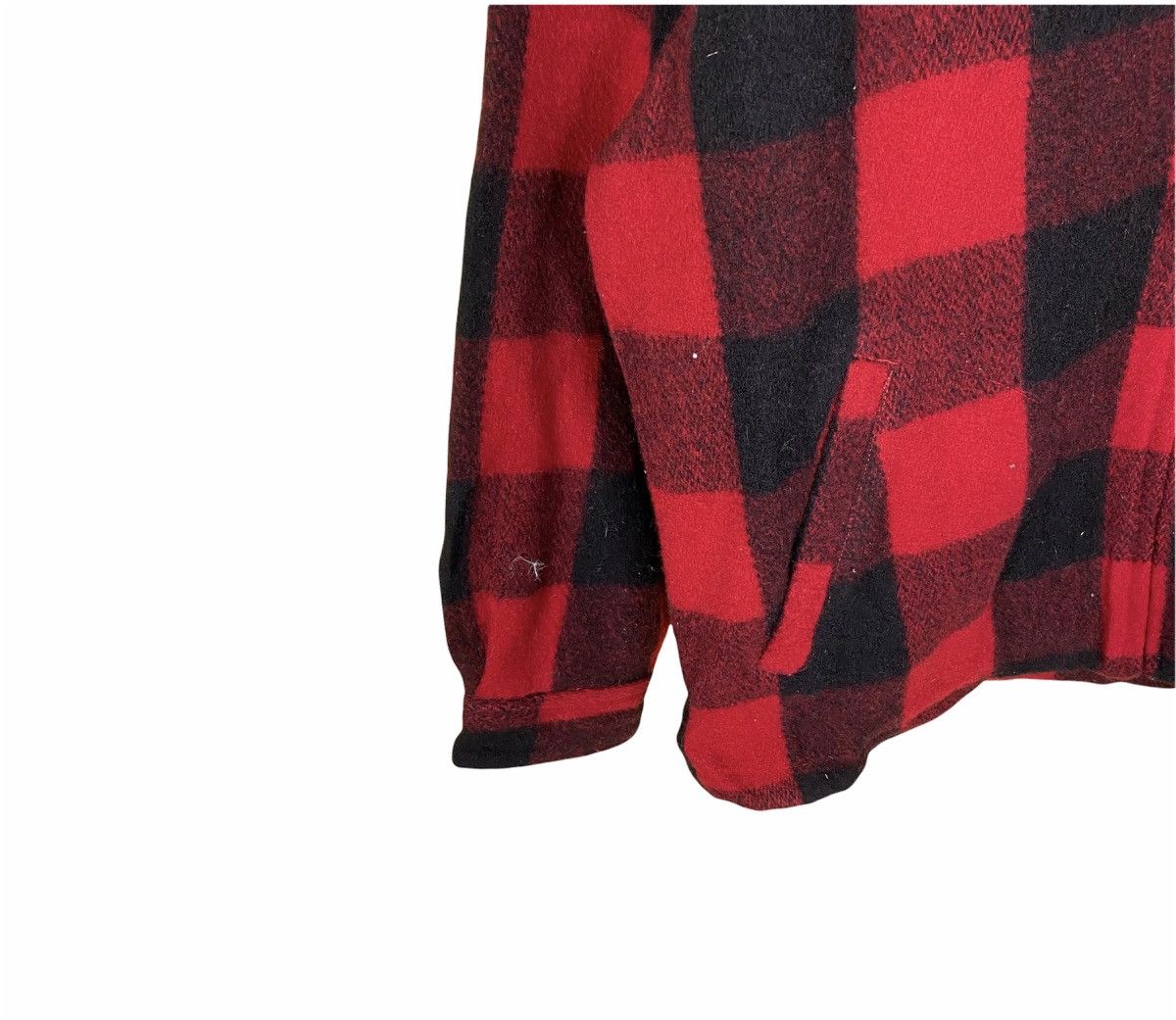 Woolrich Woolen Mills Vintage 80s Woolrich Wool Fleece Jacket Size US L / EU 52-54 / 3 - 4 Thumbnail