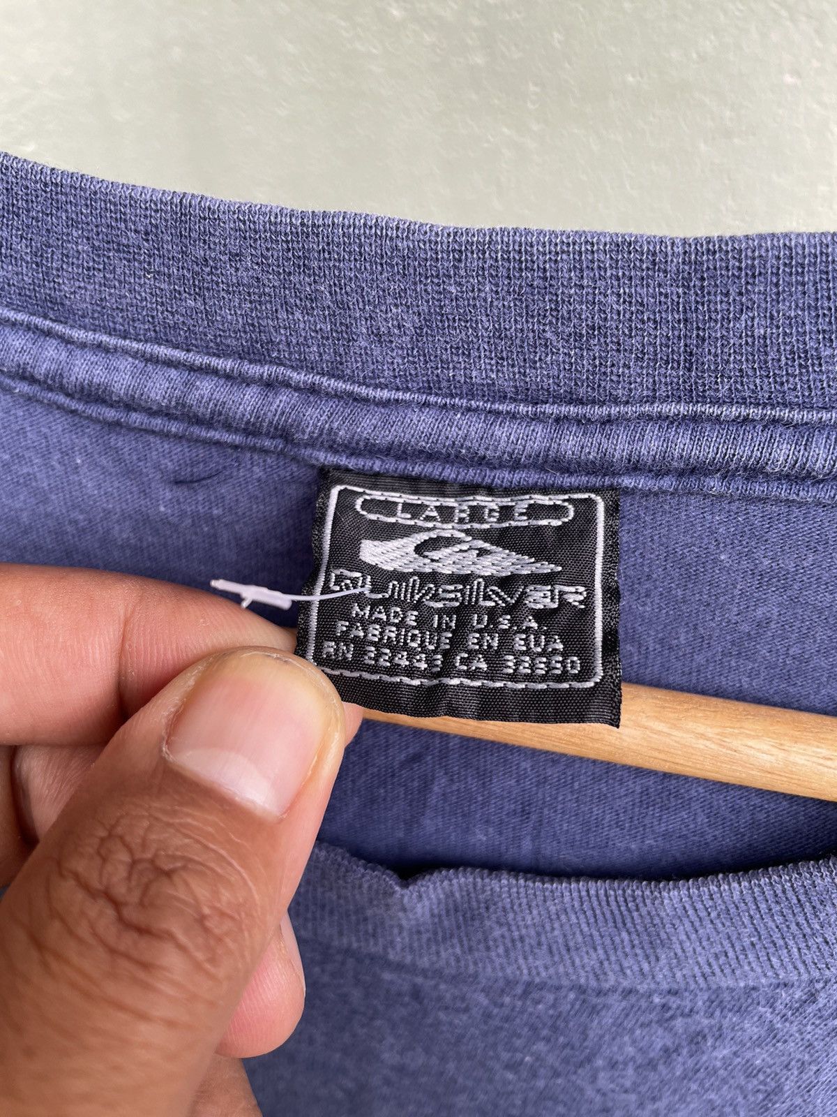 Quiksilver × Vintage 💥Vintage Quicksilver Spell Out Logo Tee USA Size US L / EU 52-54 / 3 - 5 Thumbnail