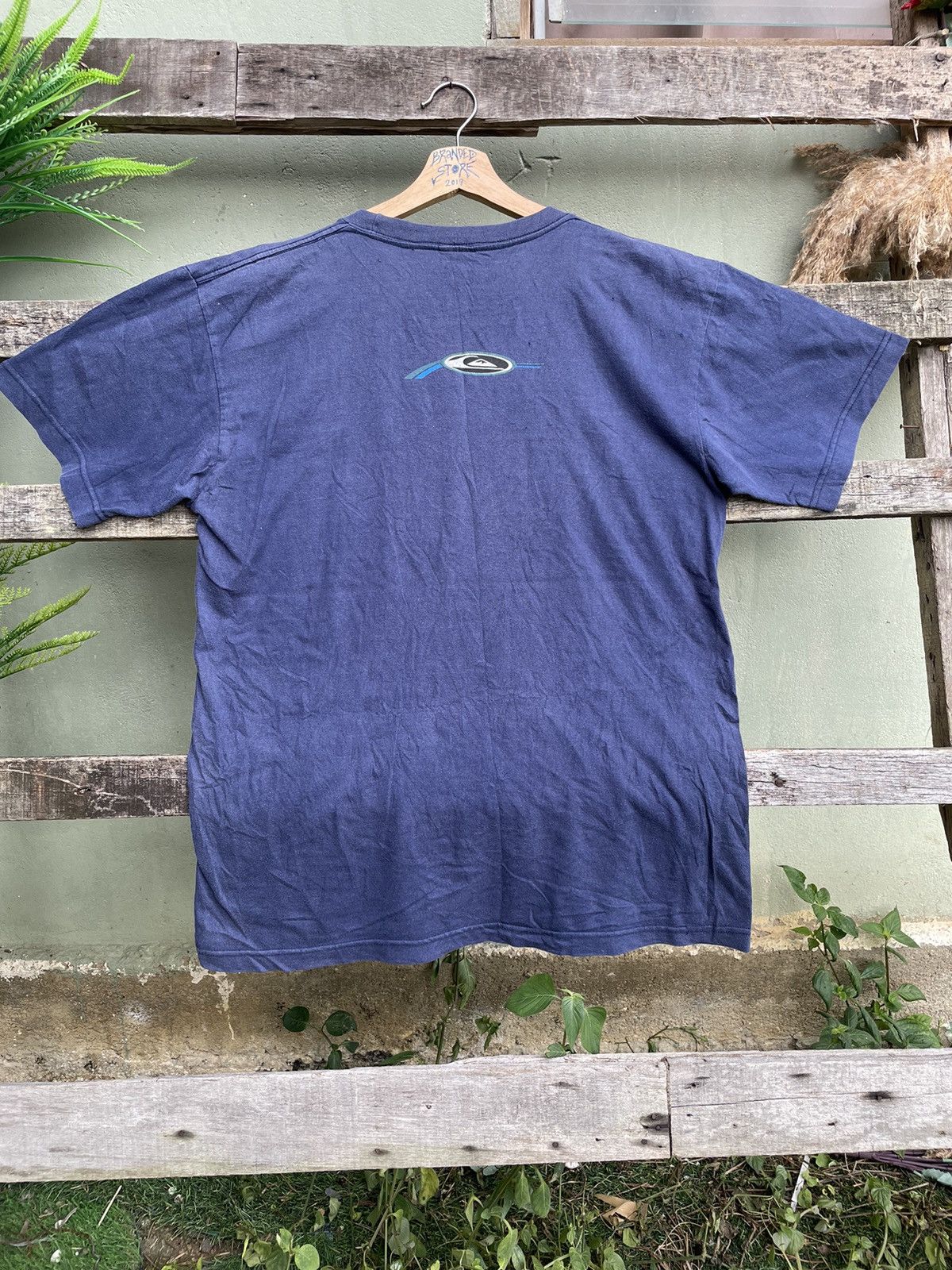 Quiksilver × Vintage 💥Vintage Quicksilver Spell Out Logo Tee USA Size US L / EU 52-54 / 3 - 2 Thumbnail