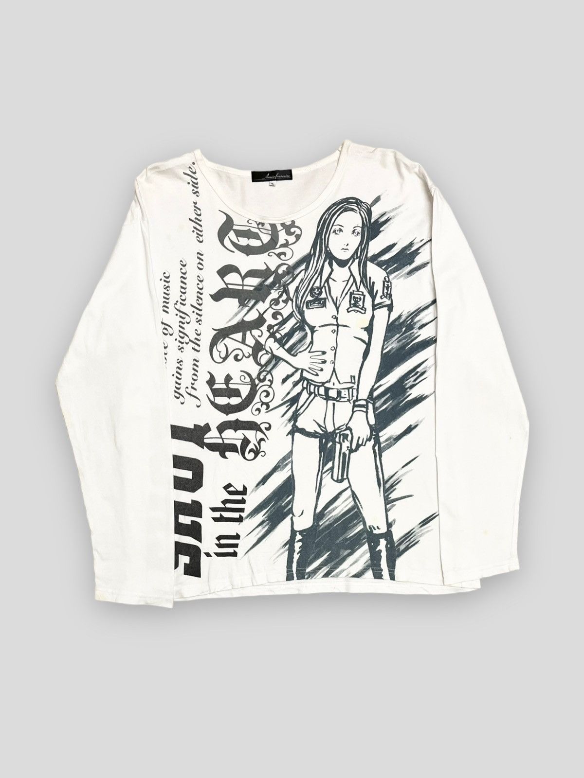 image of Beauty Beast x Vintage Send Offer Japan Armee Francaise Soul In The Heart Girl in White (Size Mediu