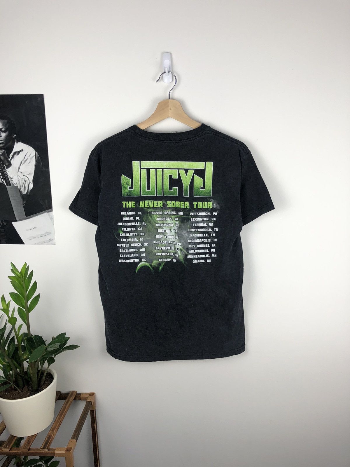 Rap Tees Vintage Juicy J Stay Trippy Tour T-shirt Size US M / EU 48-50 / 2 - 2 Thumbnail