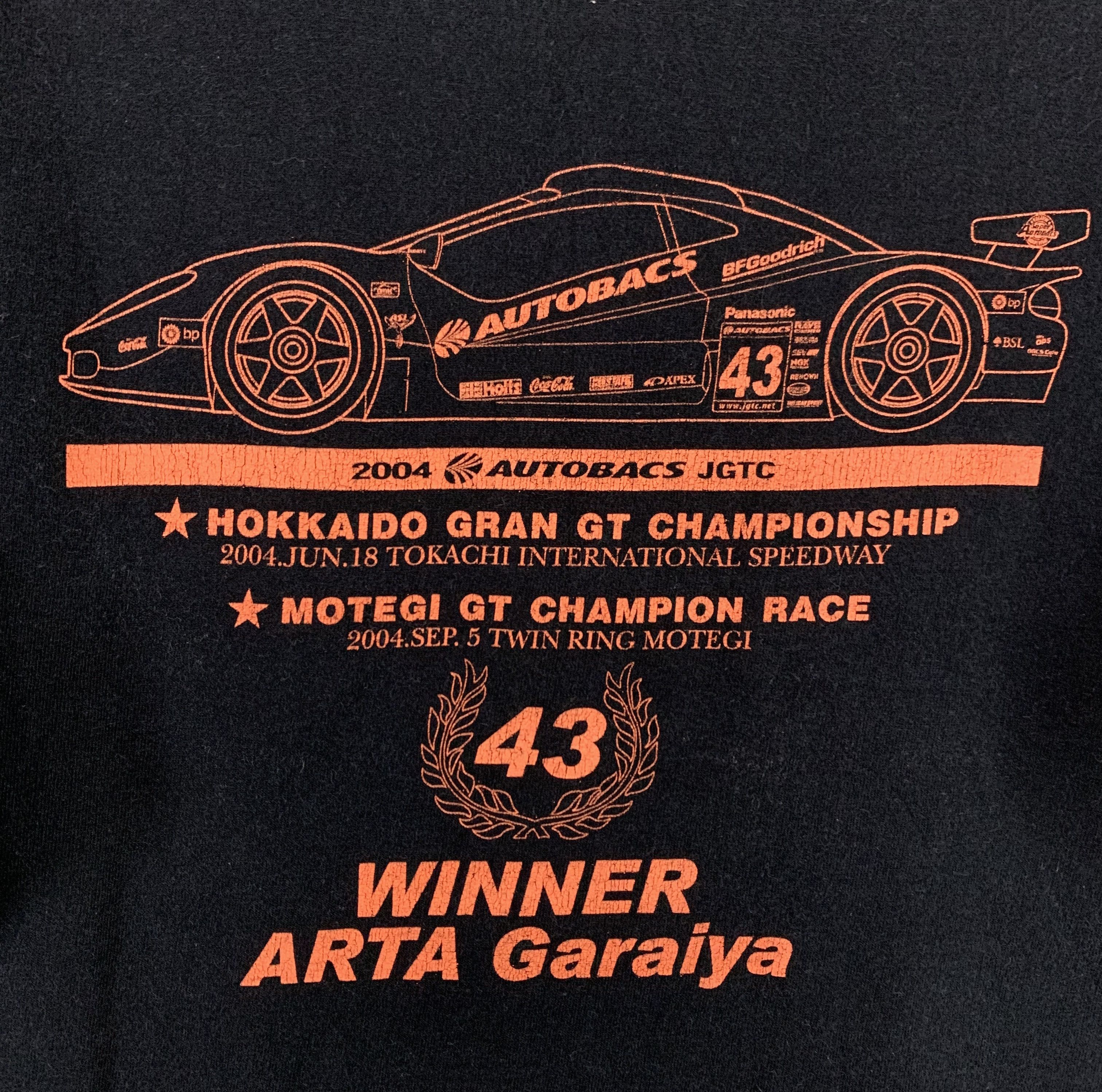Japanese Brand ARTA Autobacs racing team aguri JGTC winner vtg 00s shirt Size US M / EU 48-50 / 2 - 4 Thumbnail