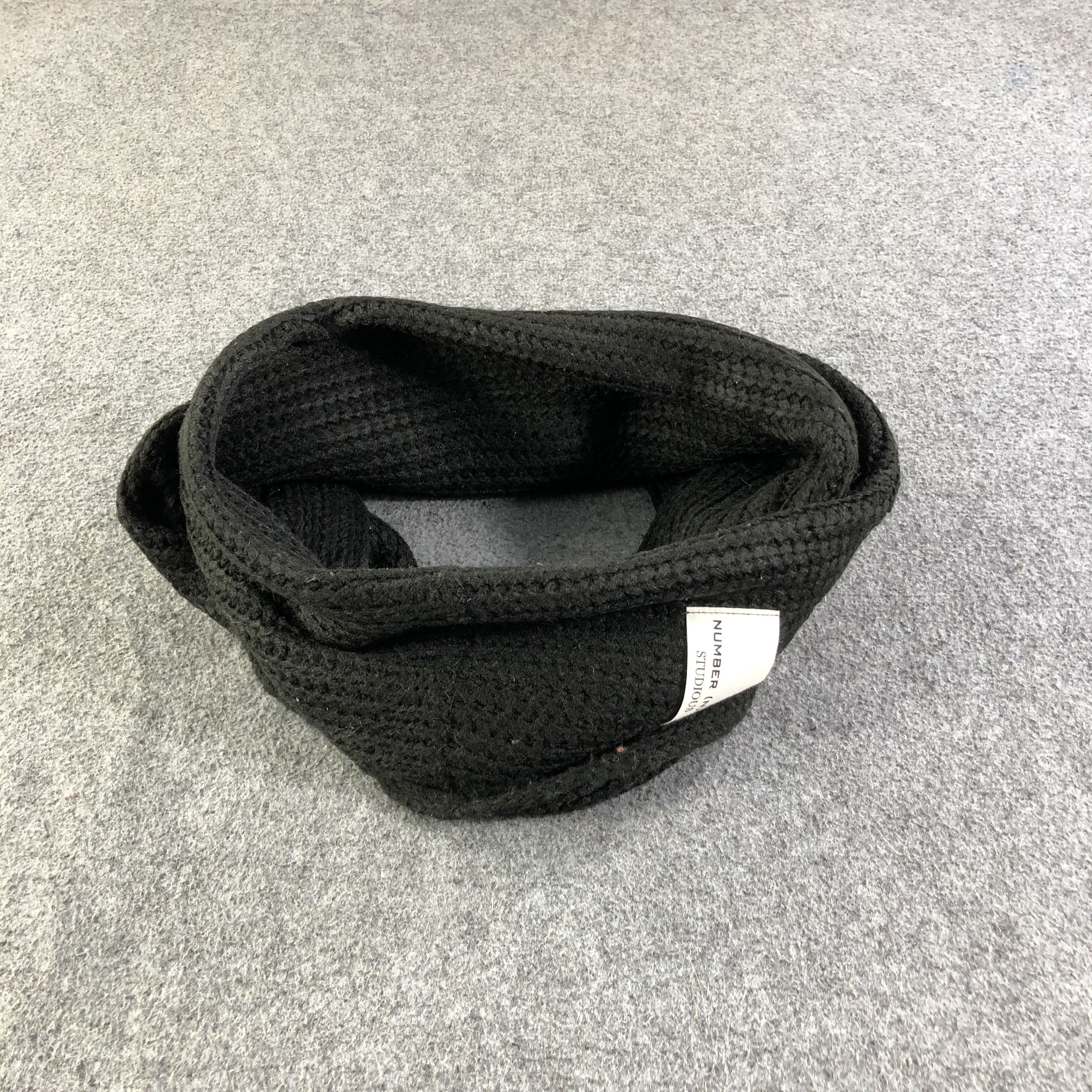 Japanese Brand Number (N)ine Studious Wool Snood Scarf Muffler V1242 Size ONE SIZE - 2 Thumbnail