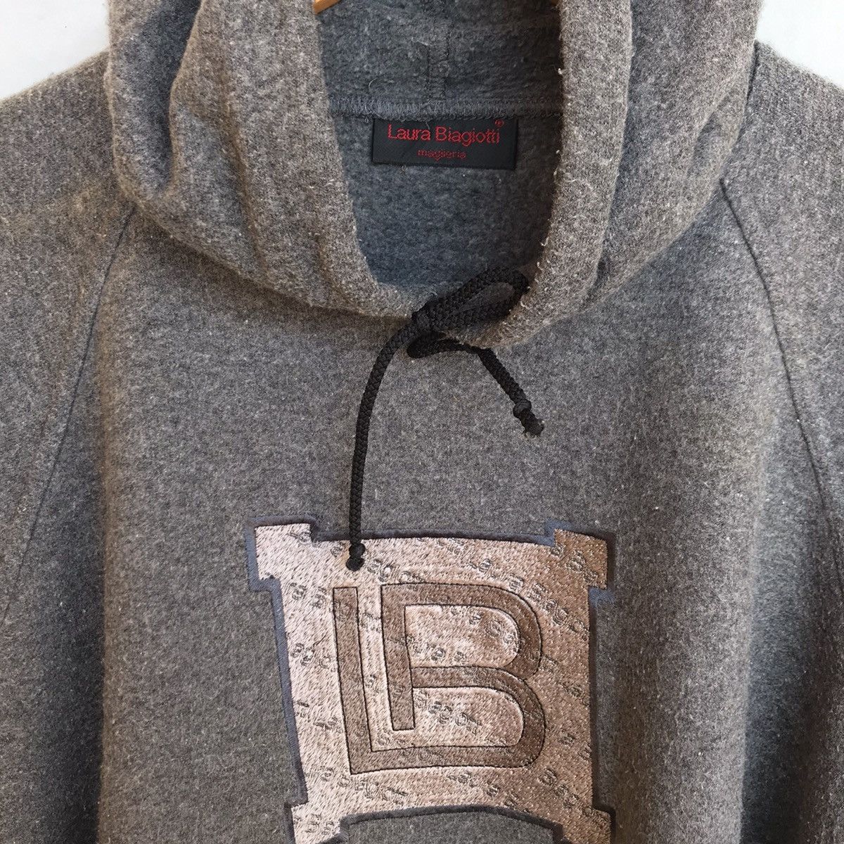 Laura Biagiotti Laura biagiotti magliera biglogo puloover hoodie Size US L / EU 52-54 / 3 - 4 Thumbnail