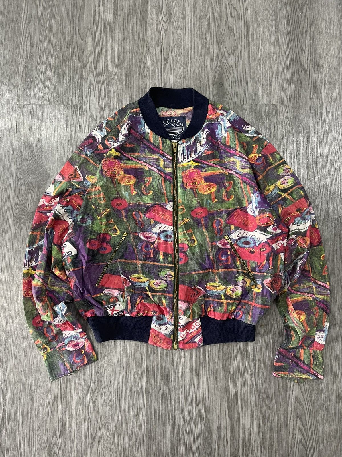 Iceberg 🔥🔥Iceberg X Cento art full print light cotton jacket Size S / US 4 / IT 40 - 1 Thumbnail