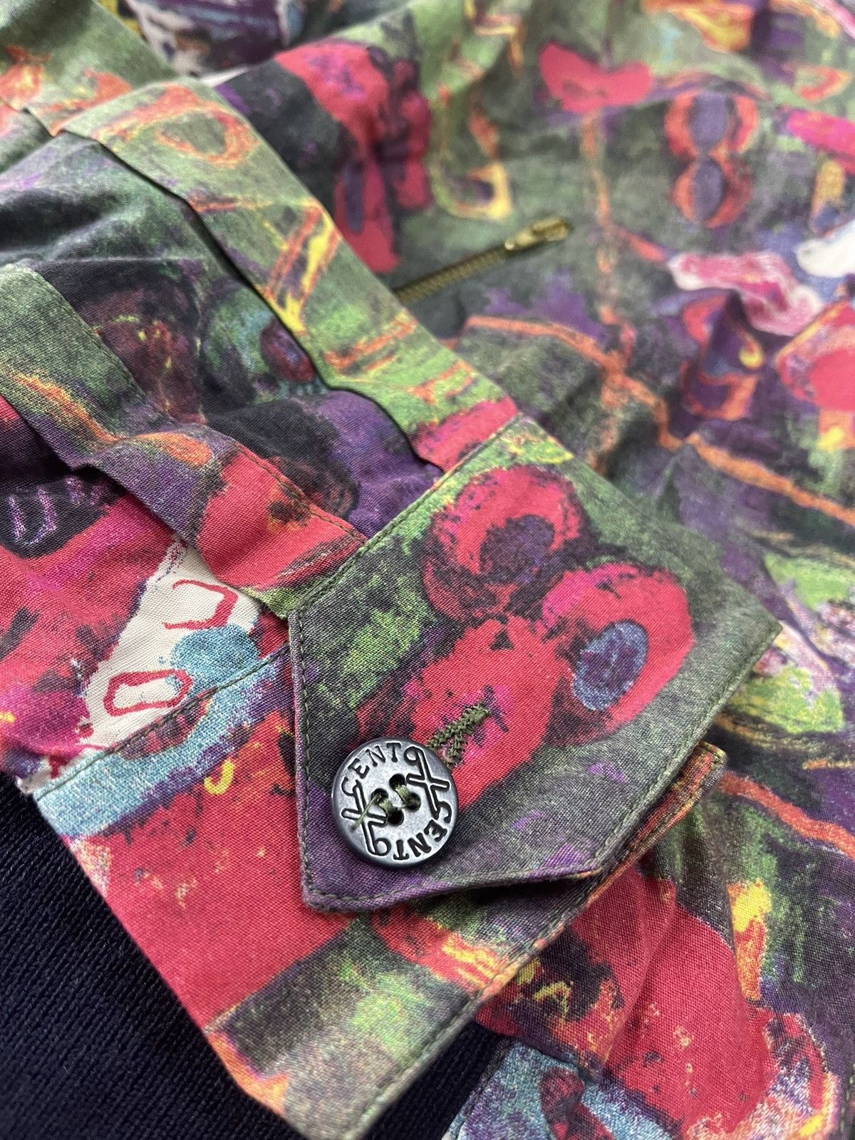 Iceberg 🔥🔥Iceberg X Cento art full print light cotton jacket Size S / US 4 / IT 40 - 6 Thumbnail