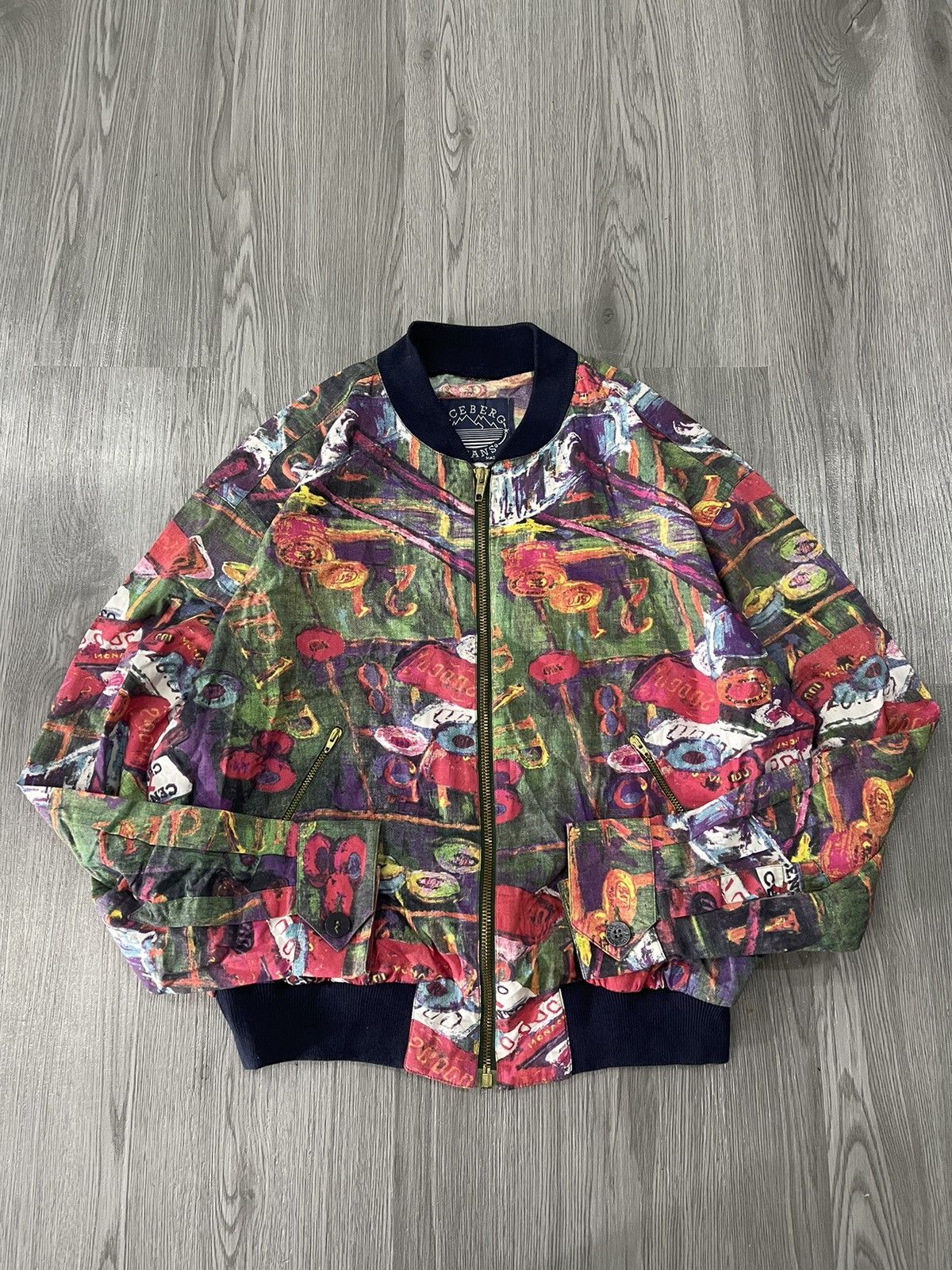 Iceberg 🔥🔥Iceberg X Cento art full print light cotton jacket Size S / US 4 / IT 40 - 3 Thumbnail