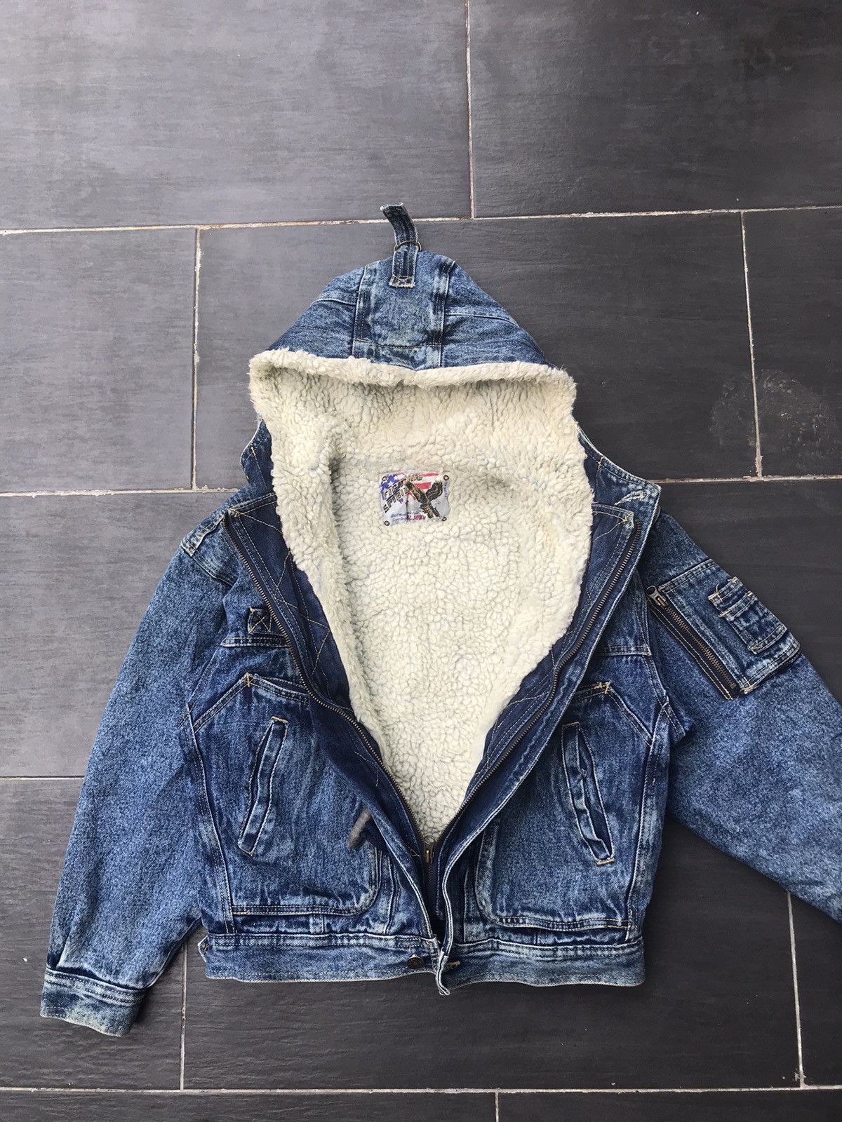 Vintage Vintage Fighting Spirit El John USAF Bomber Jacket Size US L / EU 52-54 / 3 - 2 Thumbnail