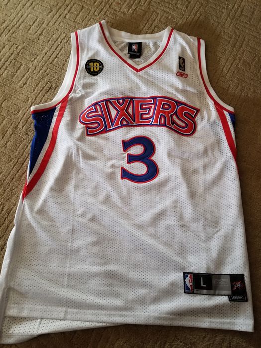 Vintage Reebok Allen Iverson 10th Anniversary Jersey Men Size L