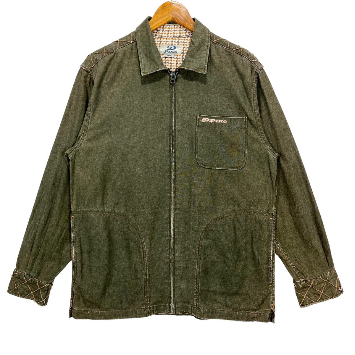 Vintage Piko Surf Brands Zip Up Light Jacket