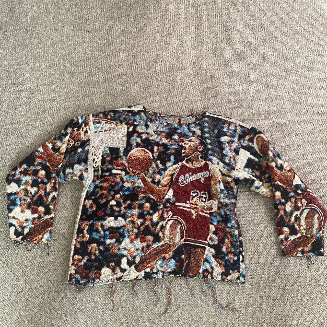 Streetwear MICHAEL JORDAN TAPESTRY SWEATER | Grailed