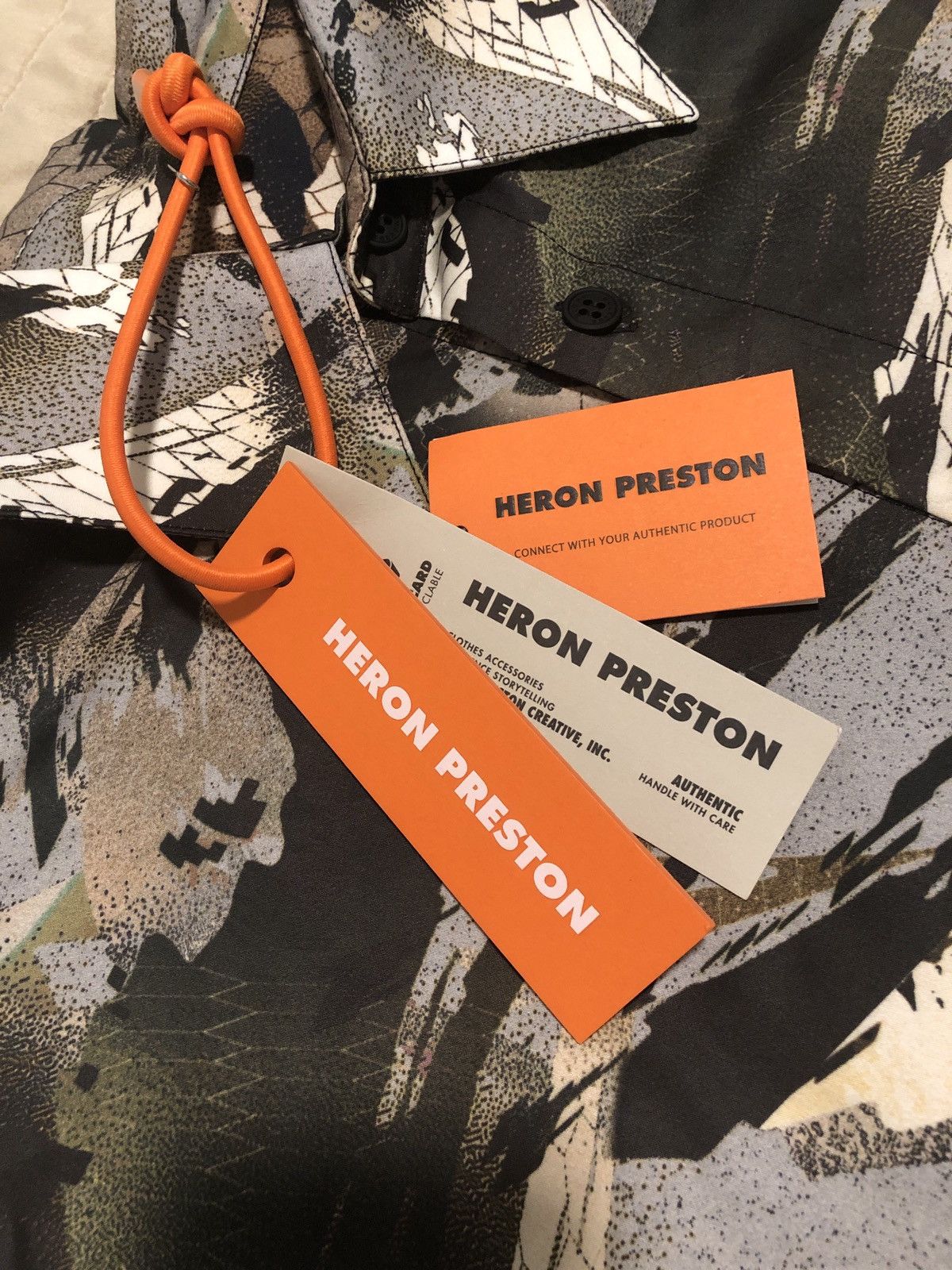 Heron Preston Heron Preston Camo Bowling Shirt Size US M / EU 48-50 / 2 - 2 Thumbnail