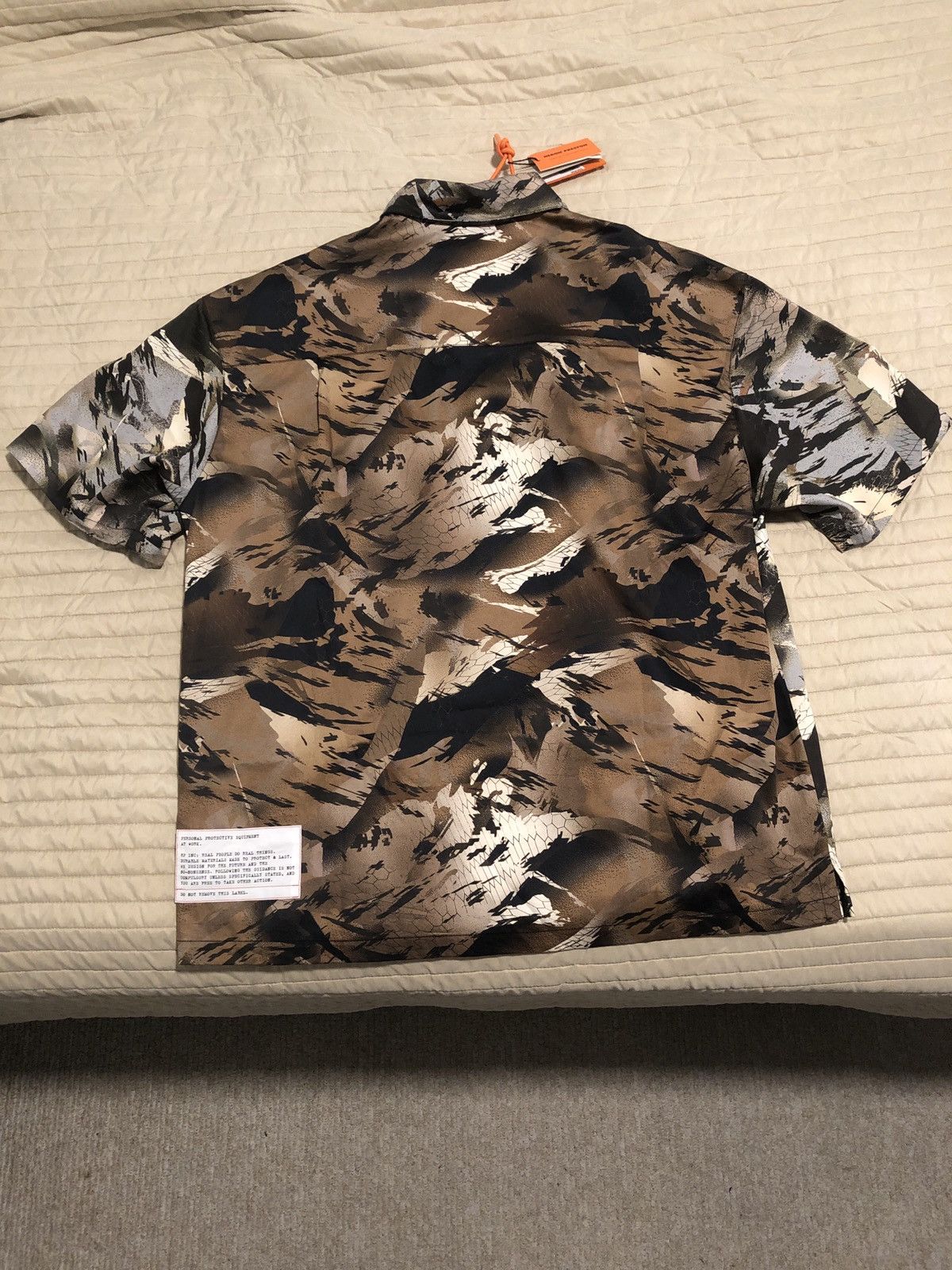 Heron Preston Heron Preston Camo Bowling Shirt Size US M / EU 48-50 / 2 - 3 Thumbnail