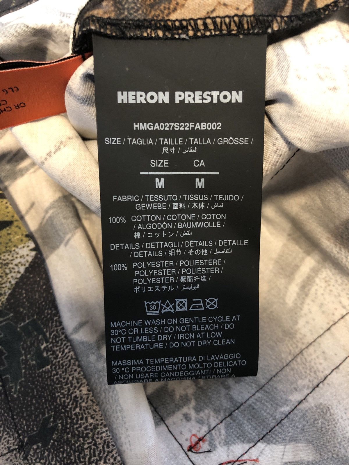 Heron Preston Heron Preston Camo Bowling Shirt Size US M / EU 48-50 / 2 - 5 Thumbnail
