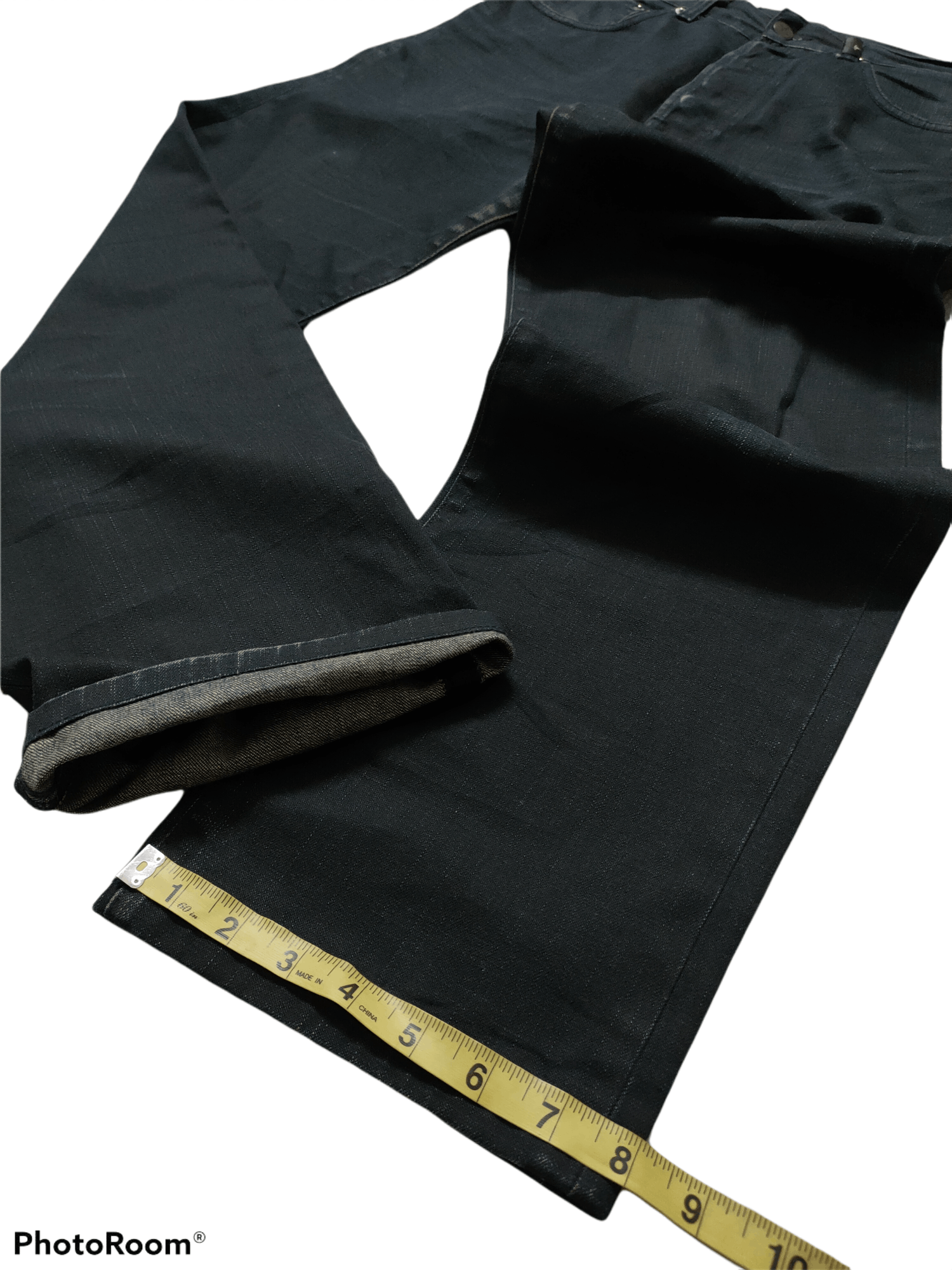 Stone Island Stone Island Super Black x Denime Distressed Size US 32 / EU 48 - 6 Thumbnail