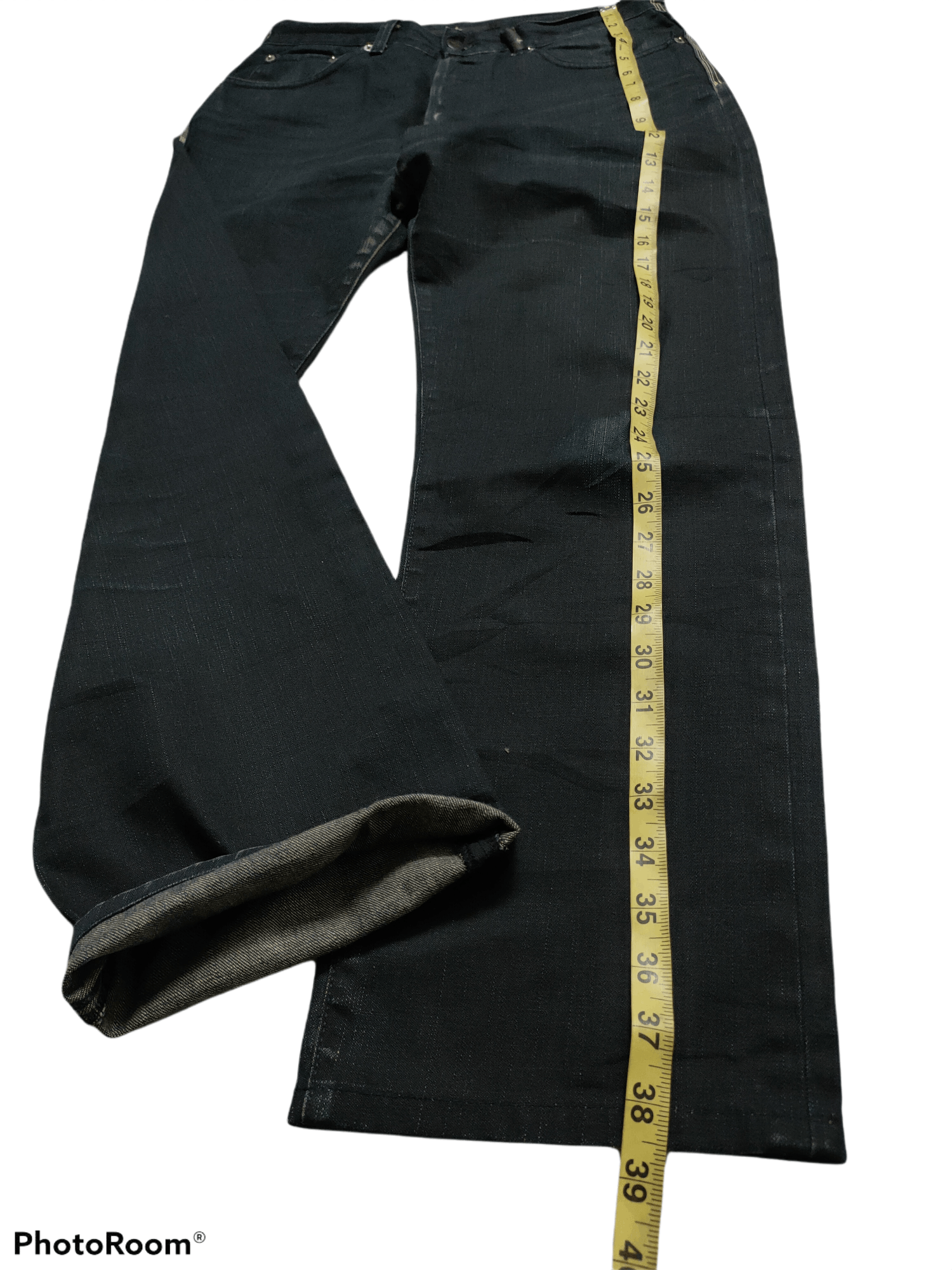 Stone Island Stone Island Super Black x Denime Distressed Size US 32 / EU 48 - 5 Thumbnail