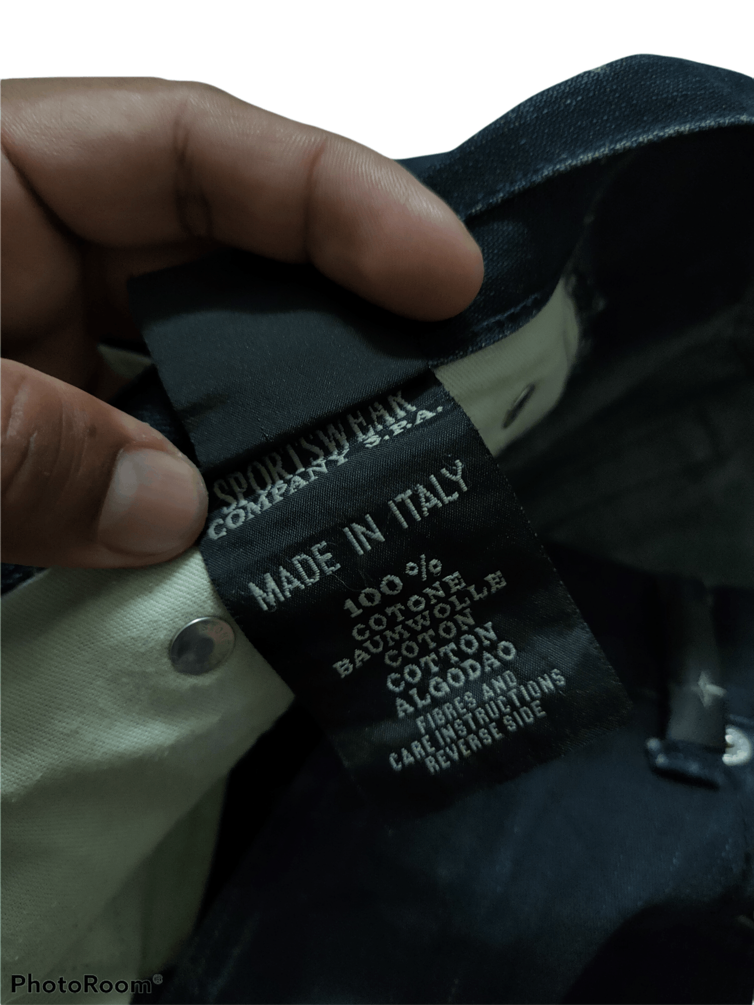 Stone Island Stone Island Super Black x Denime Distressed Size US 32 / EU 48 - 7 Thumbnail