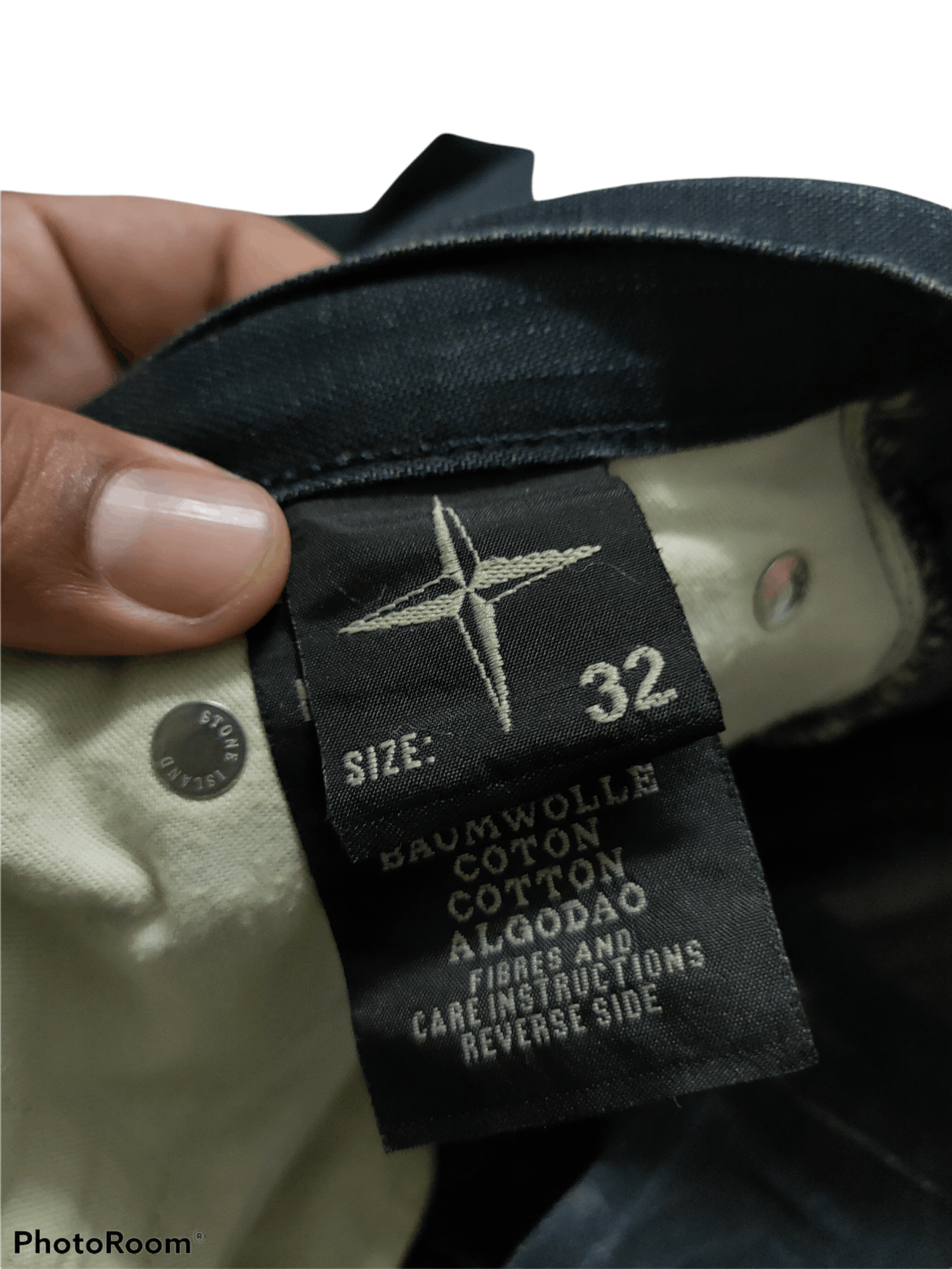 Stone Island Stone Island Super Black x Denime Distressed Size US 32 / EU 48 - 8 Thumbnail