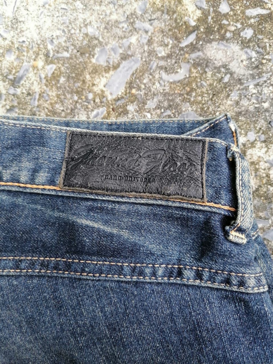 Japanese Brand × NANO universe Nano Universe Fly Button Distressed Denim Jeans Size US 32 / EU 48 - 3 Thumbnail