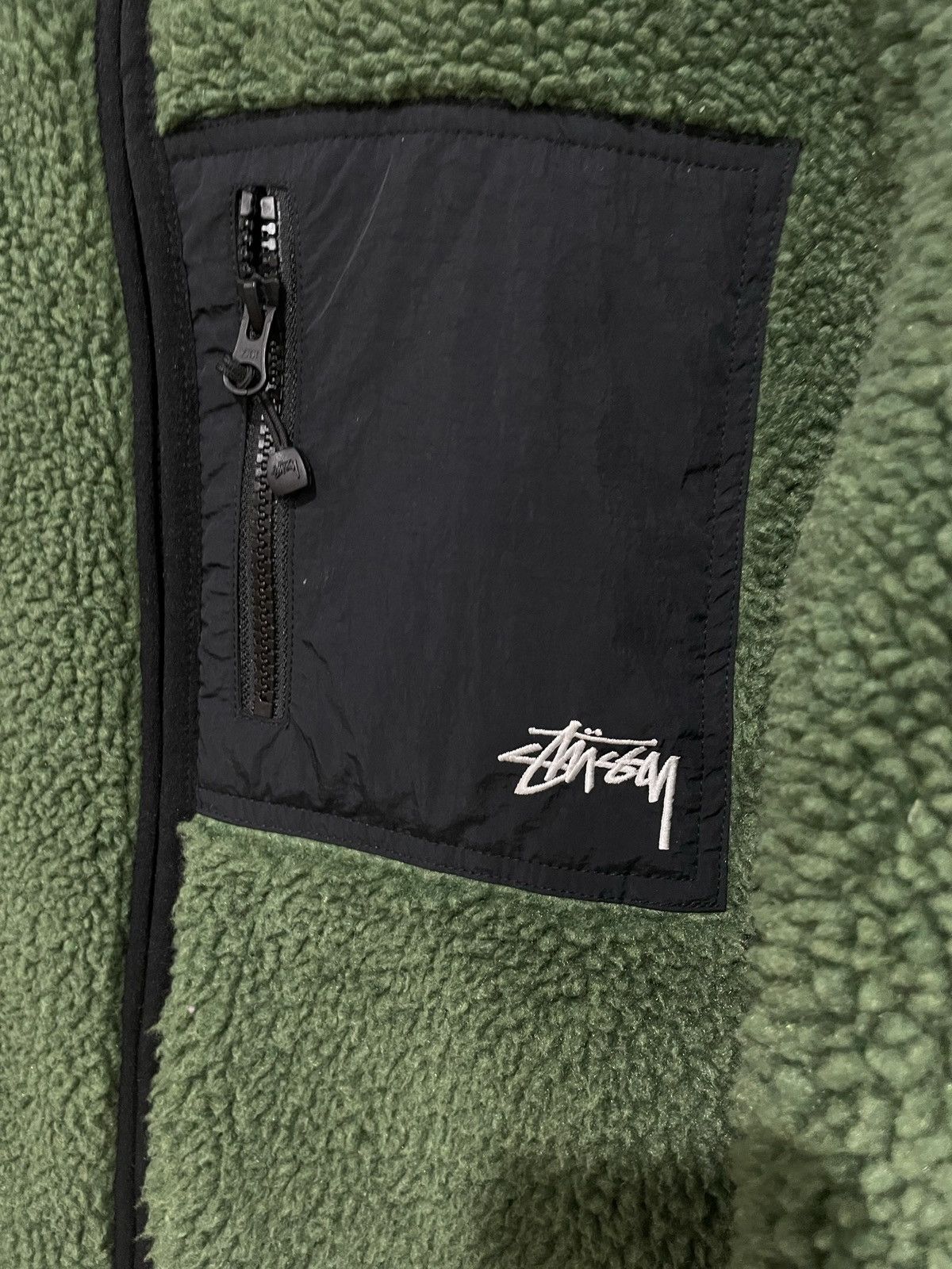Stussy Stussy 8 Ball Sherpa Green Medium M Size US M / EU 48-50 / 2 - 3 Thumbnail