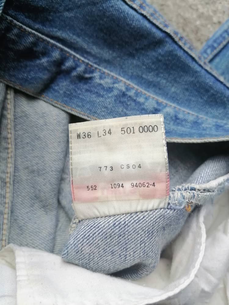 Levi's × Levi's Vintage Clothing Levi's Strauss 501xx Fly Button Denim Jeans Size US 33 - 6 Thumbnail
