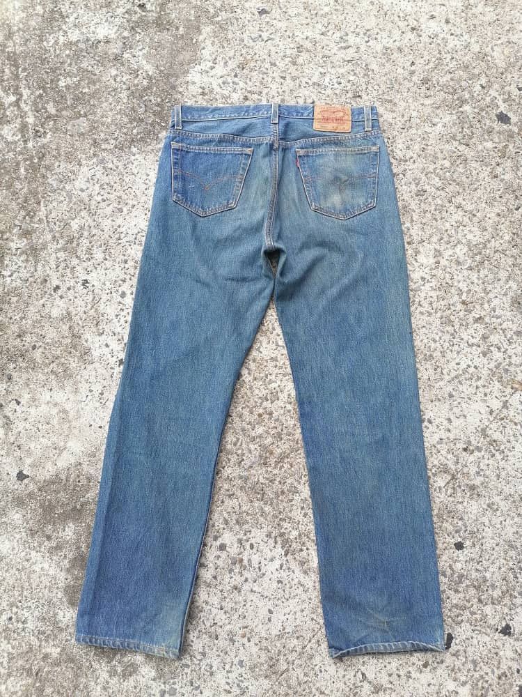 Levi's × Levi's Vintage Clothing Levi's Strauss 501xx Fly Button Denim Jeans Size US 33 - 5 Thumbnail