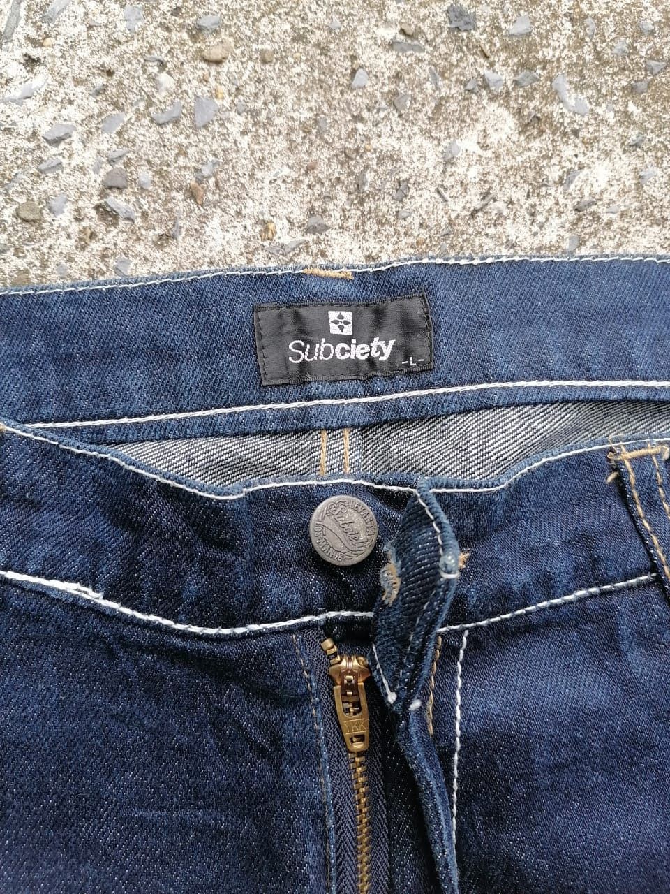 Other Subciety Spellout Denim Jeans Size US 34 / EU 50 - 6 Thumbnail