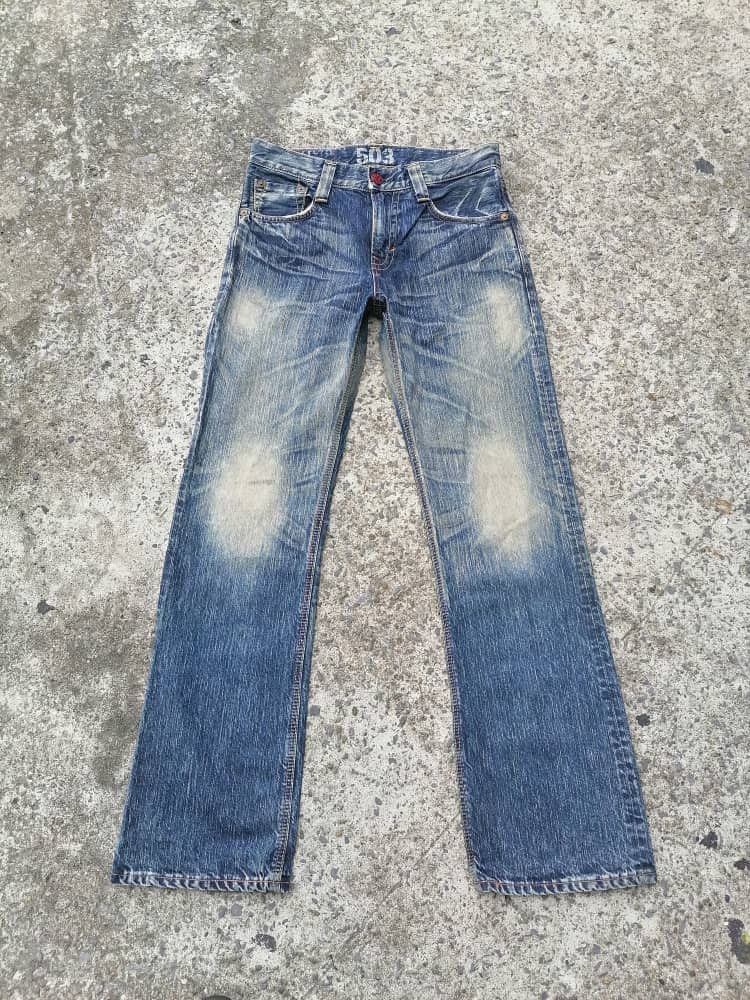 Edwin × Japanese Brand Edwin 503 Blue Trip Made In Japan Denim Jeans Size US 32 / EU 48 - 1 Thumbnail