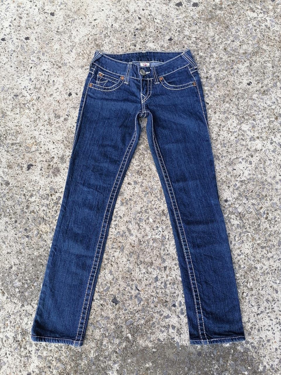 True Religion True Religion Julie Natural Big T Denim Jeans Size 27" / US 4 / IT 40 - 1 Thumbnail