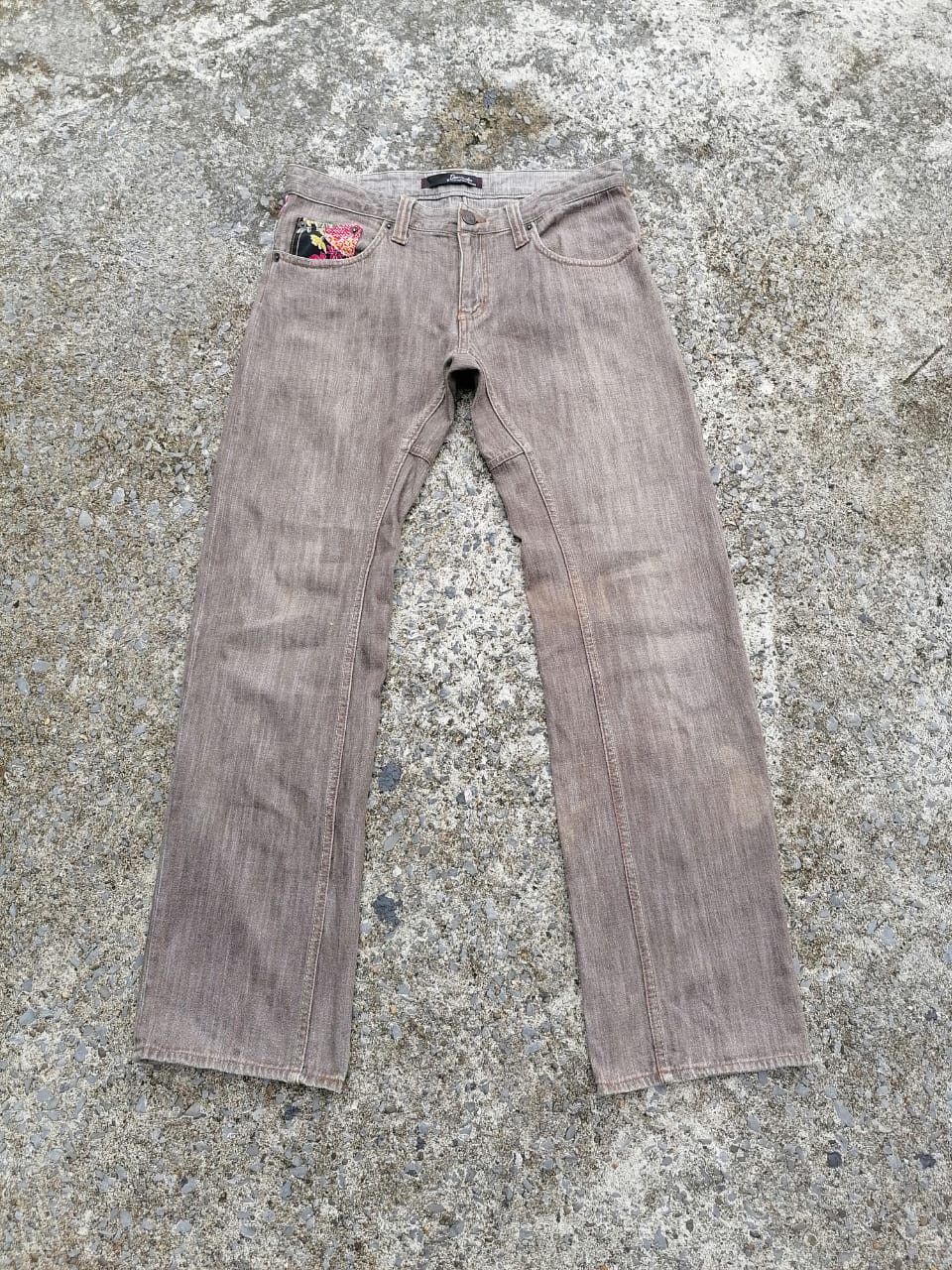 Designer × Japanese Brand Dominate Handcrafted Flowers Pants Size US 32 / EU 48 - 3 Thumbnail