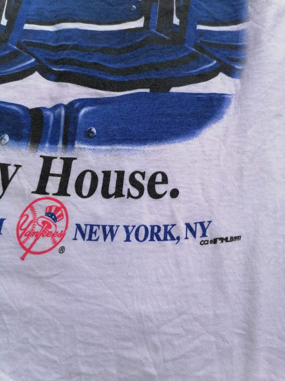 MLB × New York Yankees × Vintage Vintage 90s New York Yankees My Ball My House Tee Size US M / EU 48-50 / 2 - 7 Thumbnail