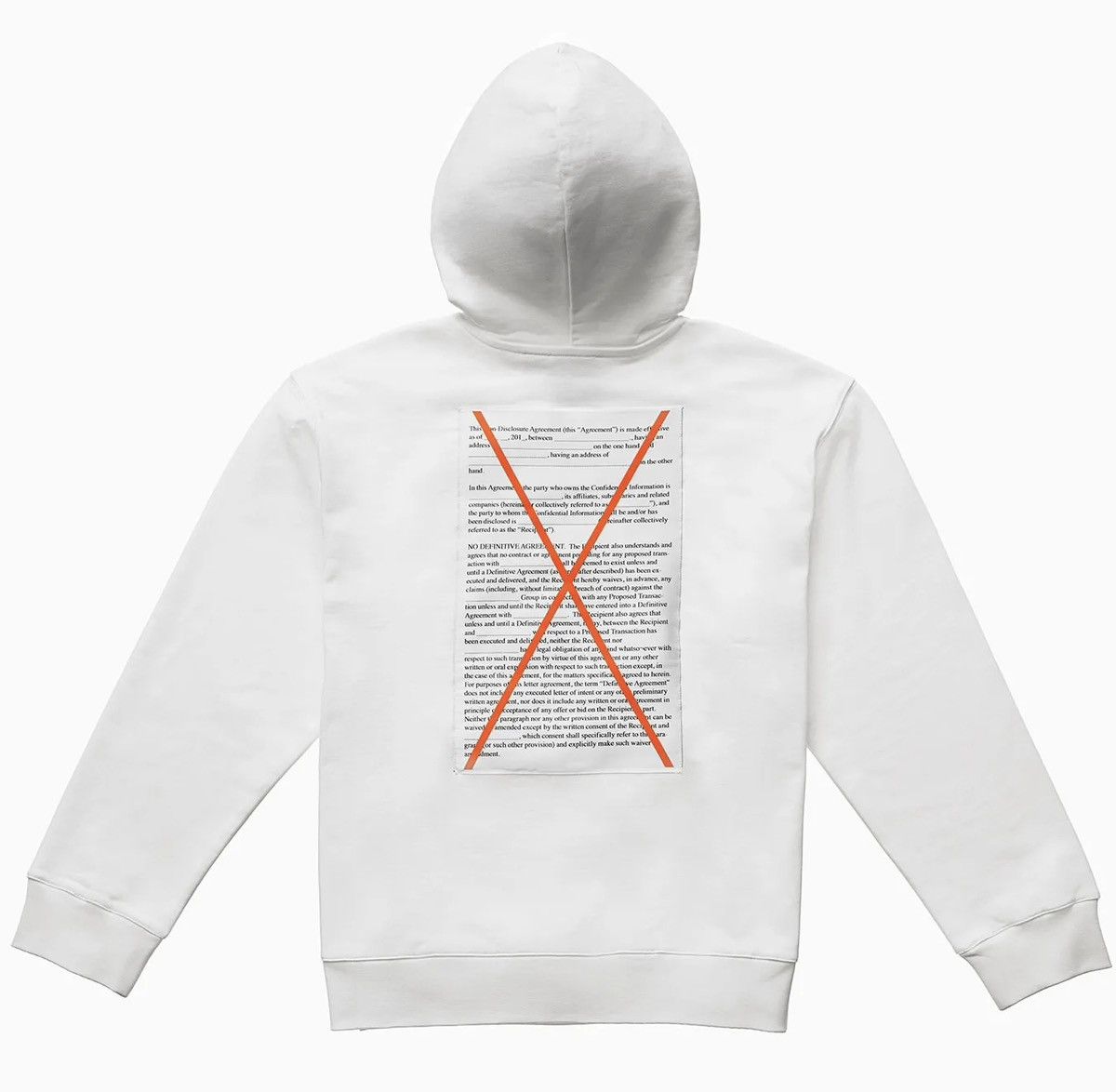 ALEXANDER WANG RARE COLLAB WHITE HOODIE