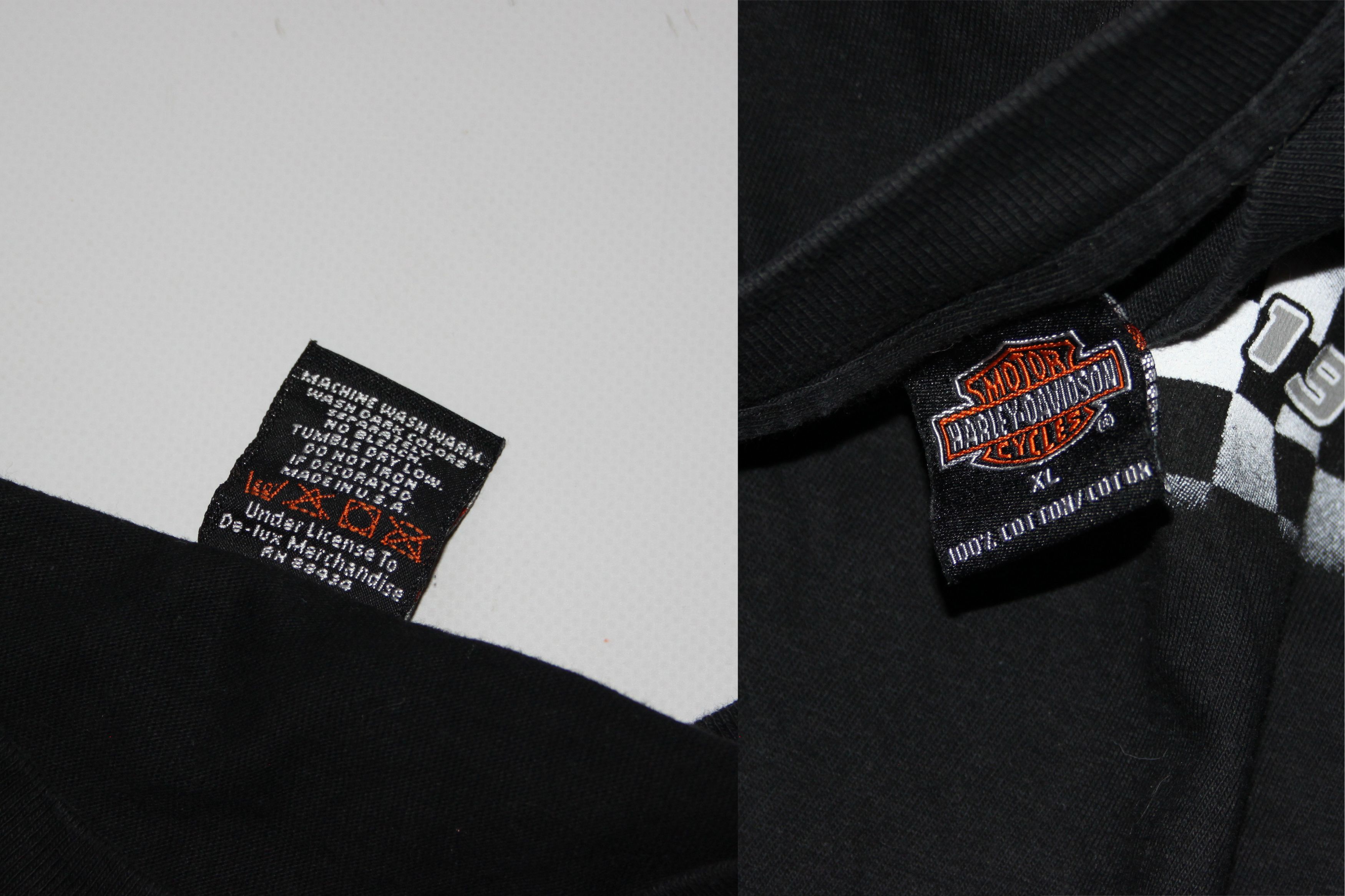 Harley Davidson × Vintage Vintage Harley Davidson t T-shirt 2001 XL Size US XL / EU 56 / 4 - 4 Thumbnail